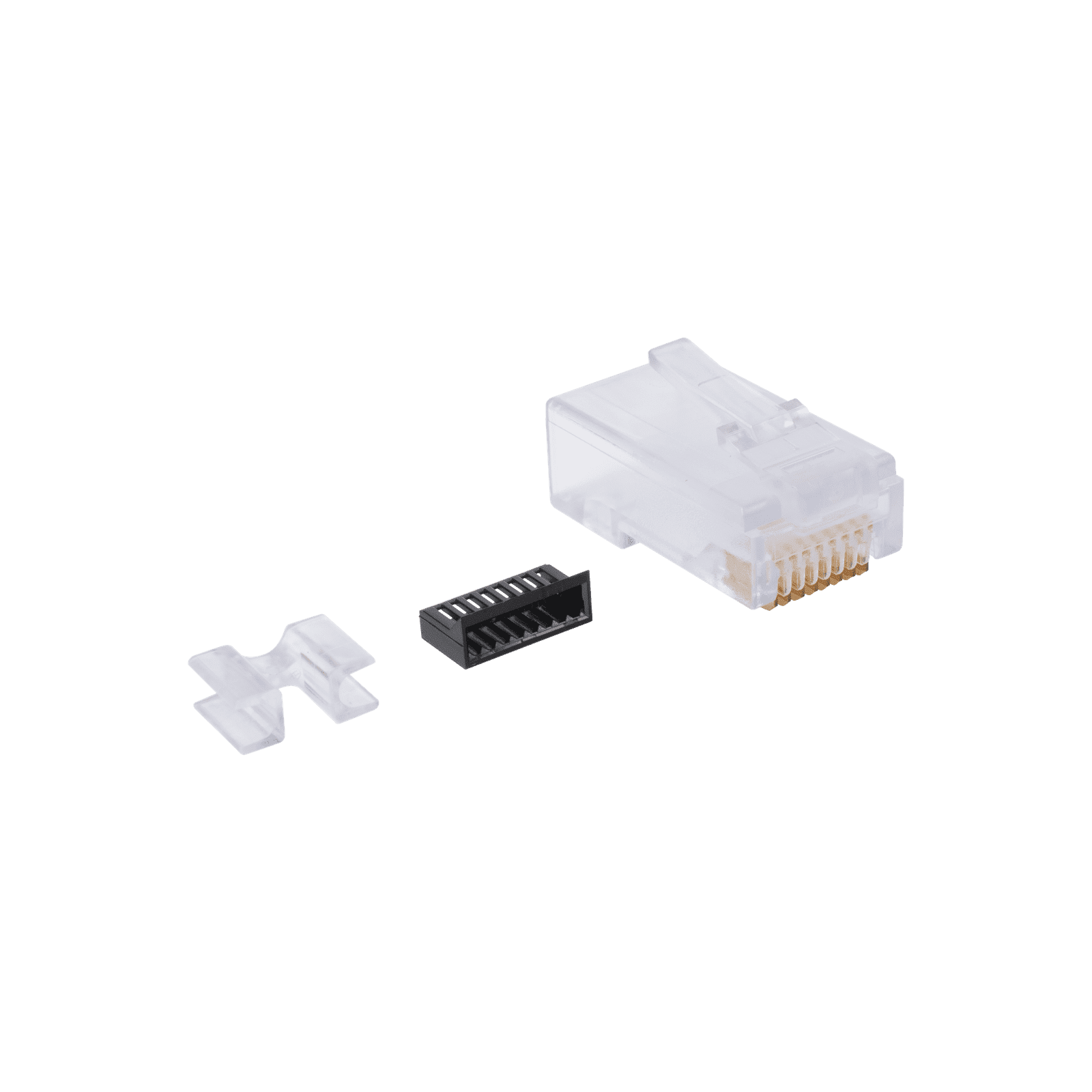 Plug RJ45 Cat6, Para Cable UTP  Calibre 23 a 26 AWG, Chapado en Oro de 50 micras, Bolsa con 50 piezas P6U-8-8 - SIEMON