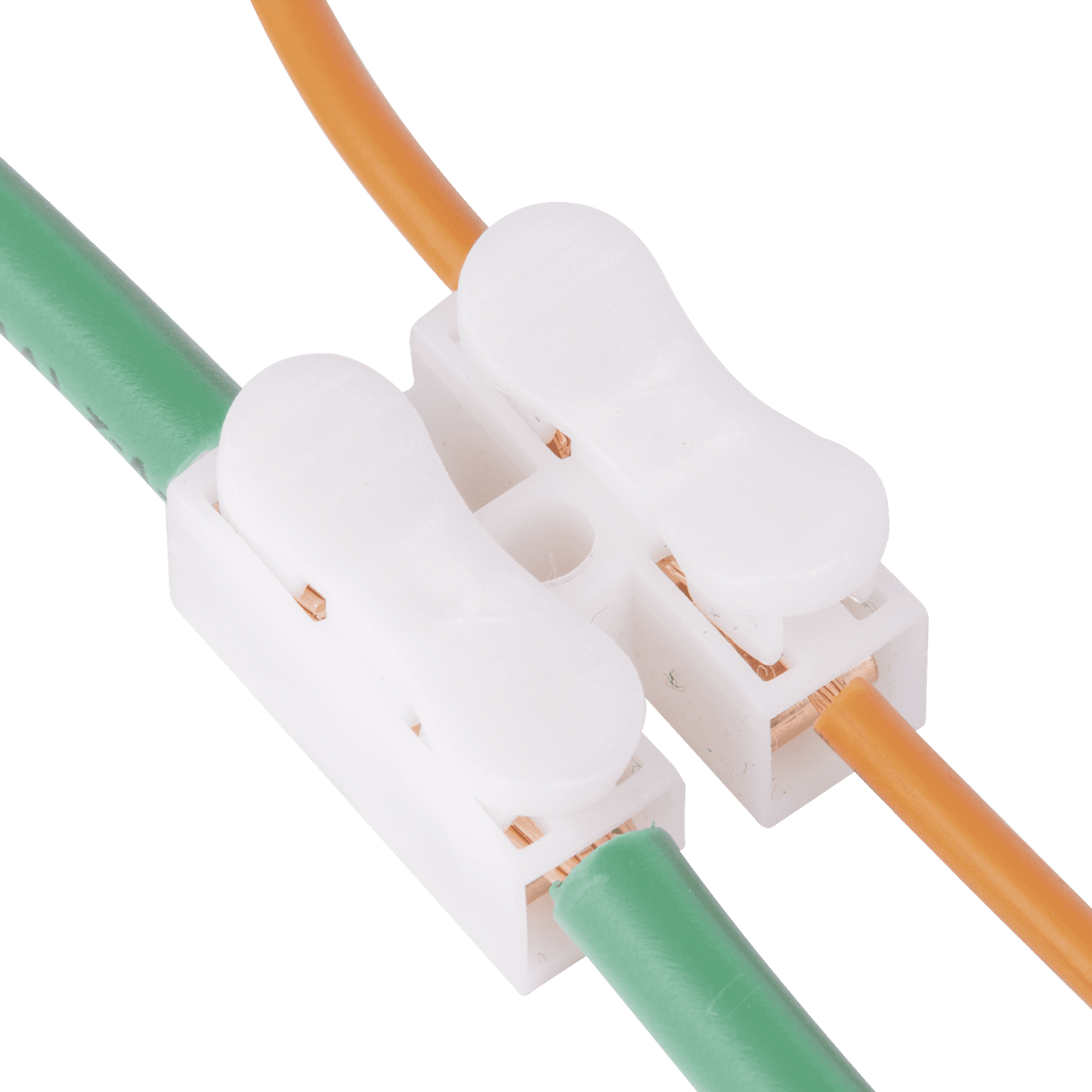 Conector tipo PUSH de 2 Contactos / Para una Conexión Rápida / Puentes de Cables PCON2 - EPCOM POWERLINE