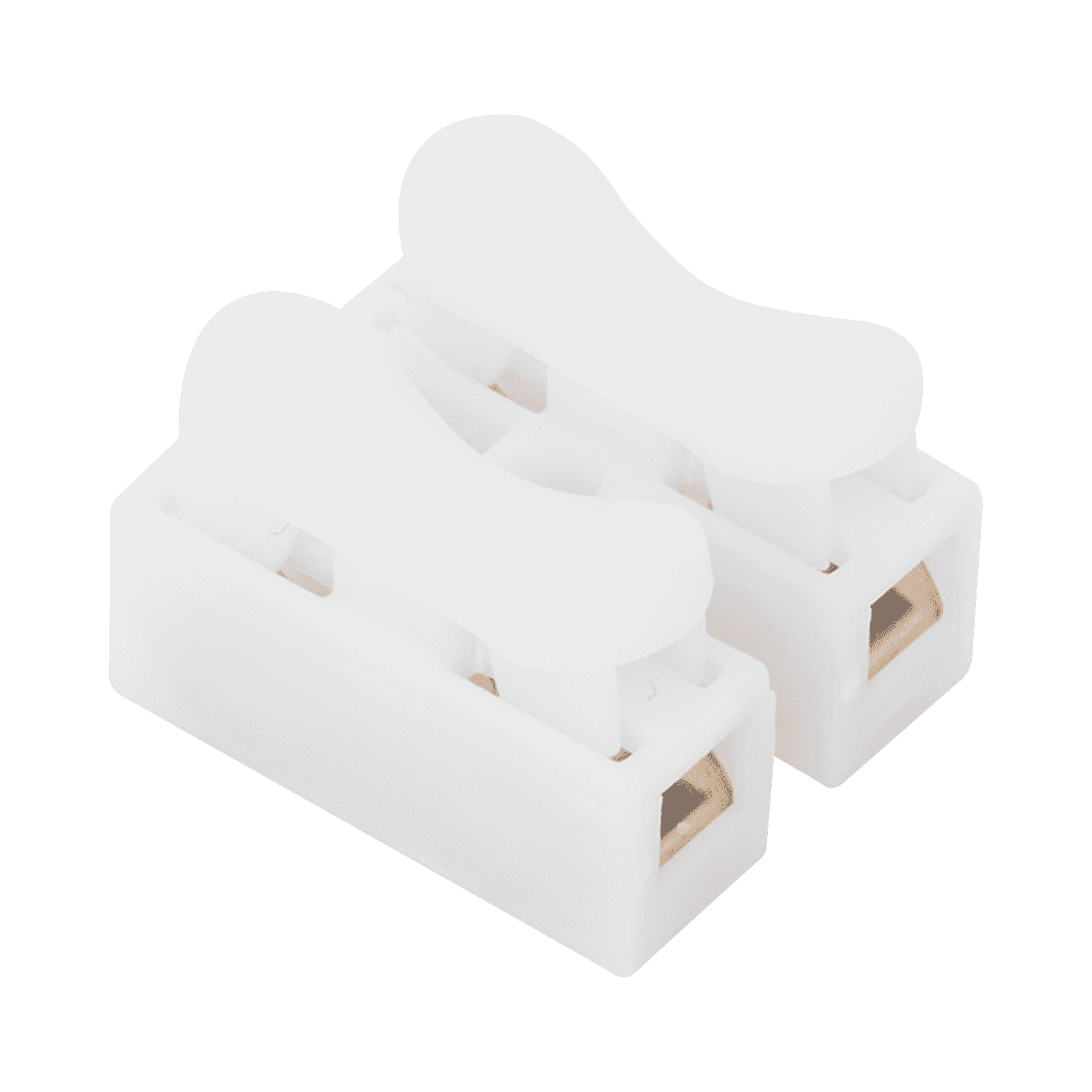 Conector tipo PUSH de 2 Contactos / Para una Conexión Rápida / Puentes de Cables PCON2 - EPCOM POWERLINE