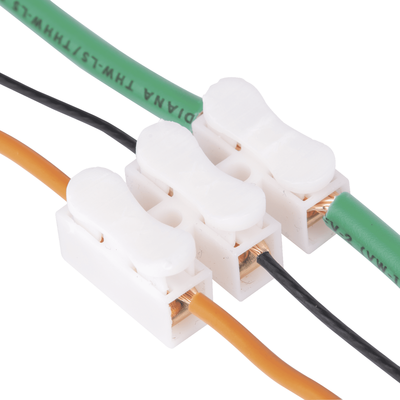 Conector tipo PUSH de 3 Contactos / Para una Conexión Rápida / Puentes de Cables PCON3 - EPCOM POWERLINE