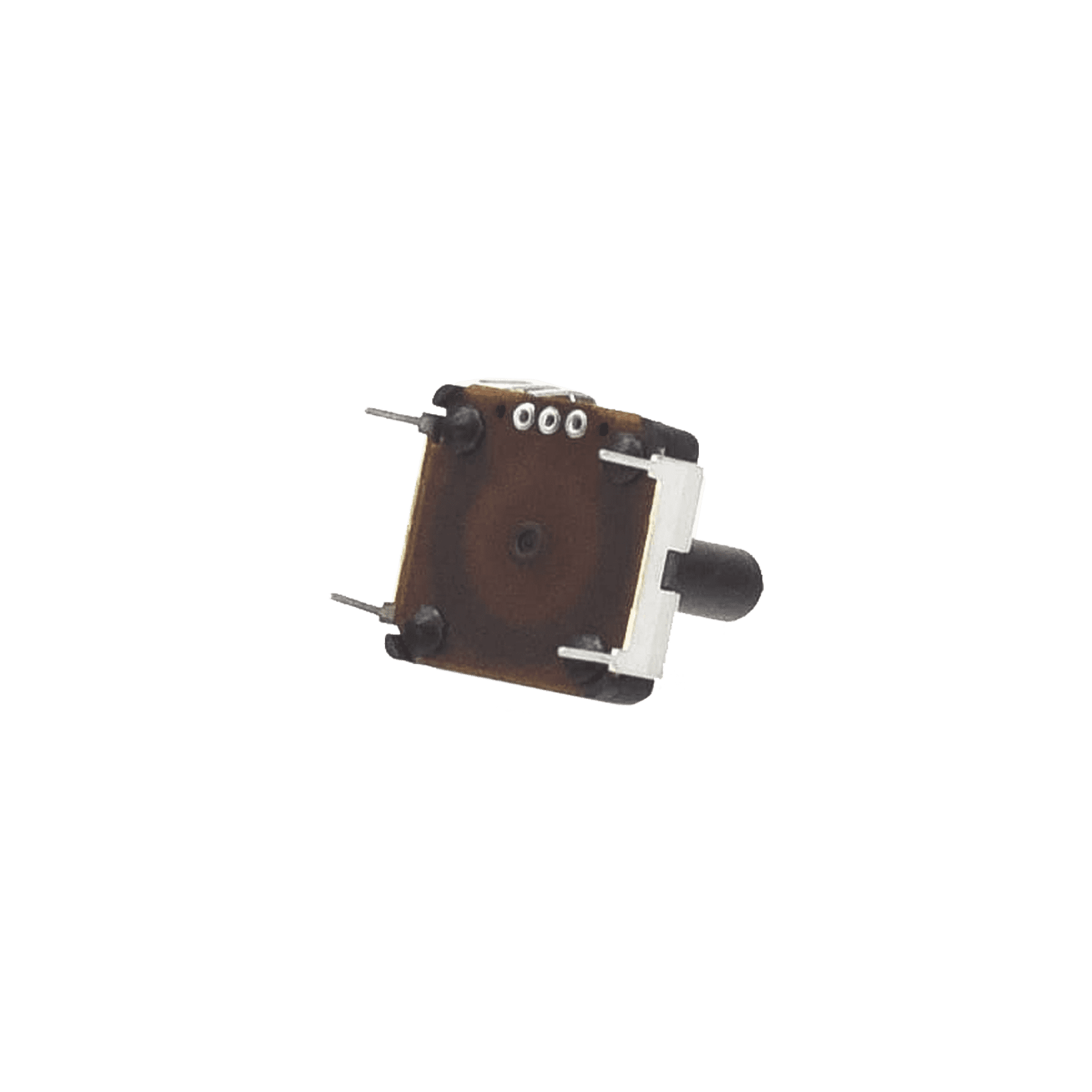 Potenciómetro Cuadrado de 22 mm, 100k Ohm, 3/4 Watt, 1 Vuelta, para Montaje en Panel del Monitor de Servicio R2600-D. PCW1J-C28-KAB104L - SYSCOM