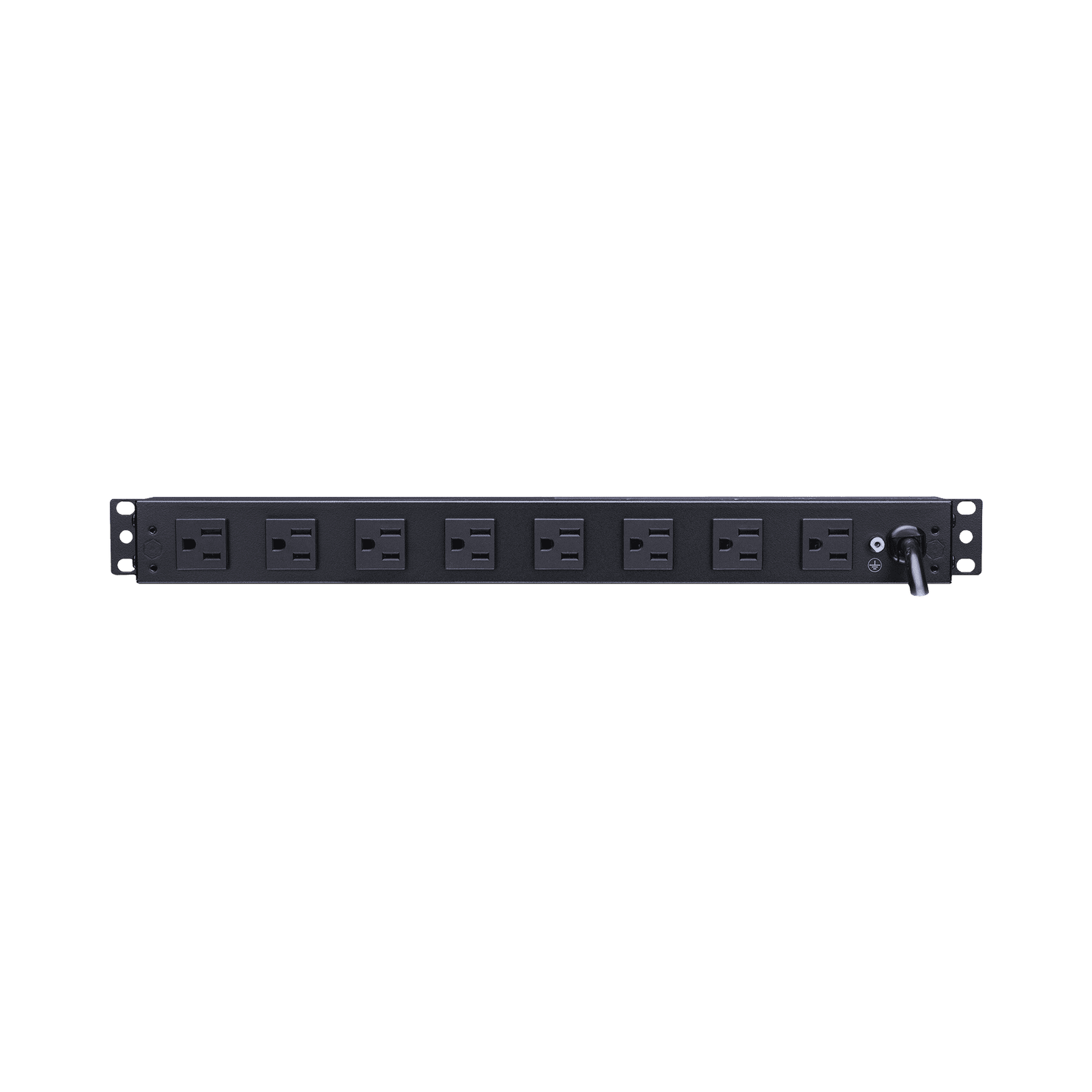 PDU Básico Para Distribución de Energía, Con 8 Tomas NEMA 5-15R Traseras, 1UR, 15 Amp, 120 Vca PDU15B8R - CyberPower