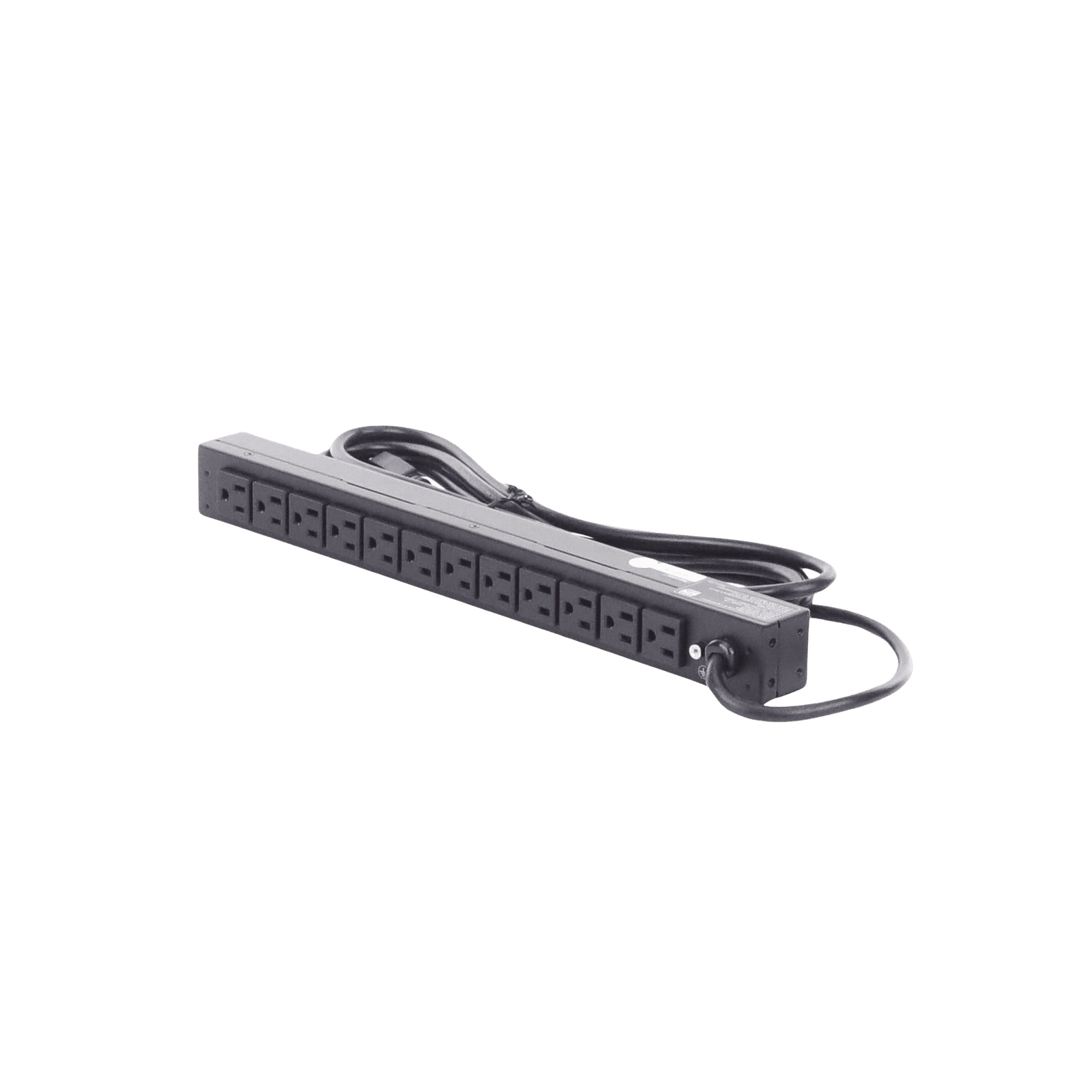 PDU Básico Para Distribución de Energía, Con 12 Tomas NEMA 5-15R Traseras, 1UR, 15 Amp, 120 Vca PDU15B12R - CyberPower