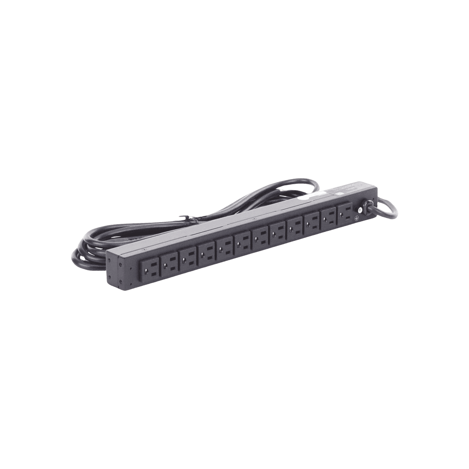PDU Básico Para Distribución de Energía, Con 12 Tomas NEMA 5-15R Traseras, 1UR, 15 Amp, 120 Vca PDU15B12R - CyberPower