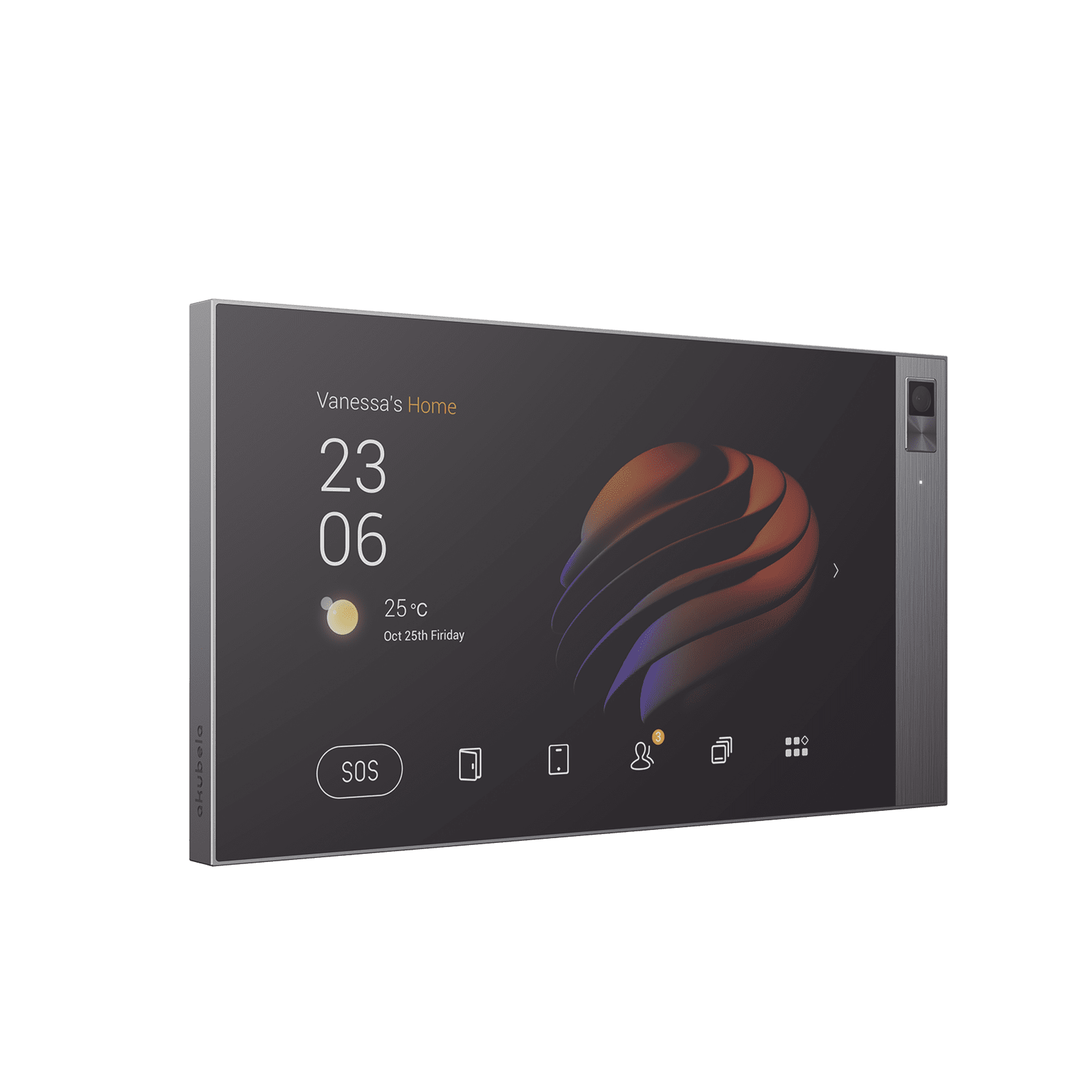 Pantalla táctil Hub controlador integrable con sistemas de automatización compatible con múltiples marcas. Conexión Wifi y Ethernet PG71POEUS - AKUBELA