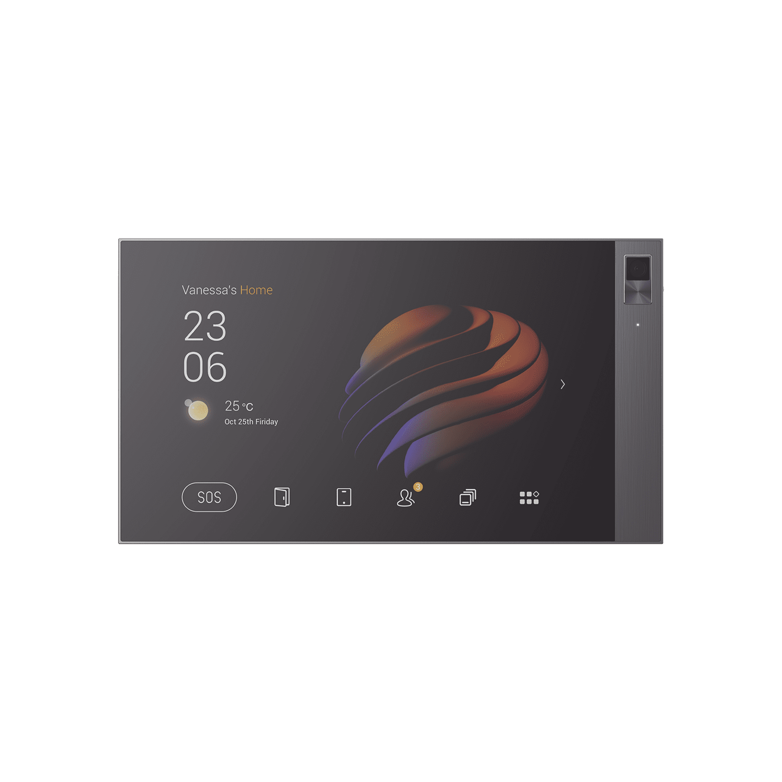Pantalla táctil Hub controlador integrable con sistemas de automatización compatible con múltiples marcas. Conexión Wifi y Ethernet PG71POEUS - AKUBELA