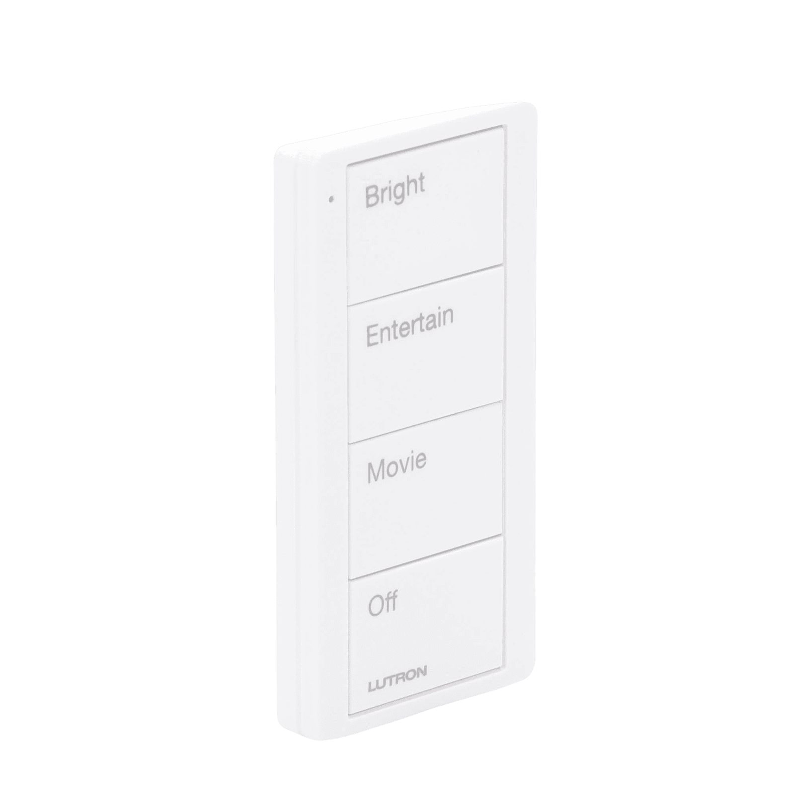 Control inalambrico PICO, 4 botones para con escenas ya predefinidas y grabado. PJ24BGWHP01 - LUTRON ELECTRONICS