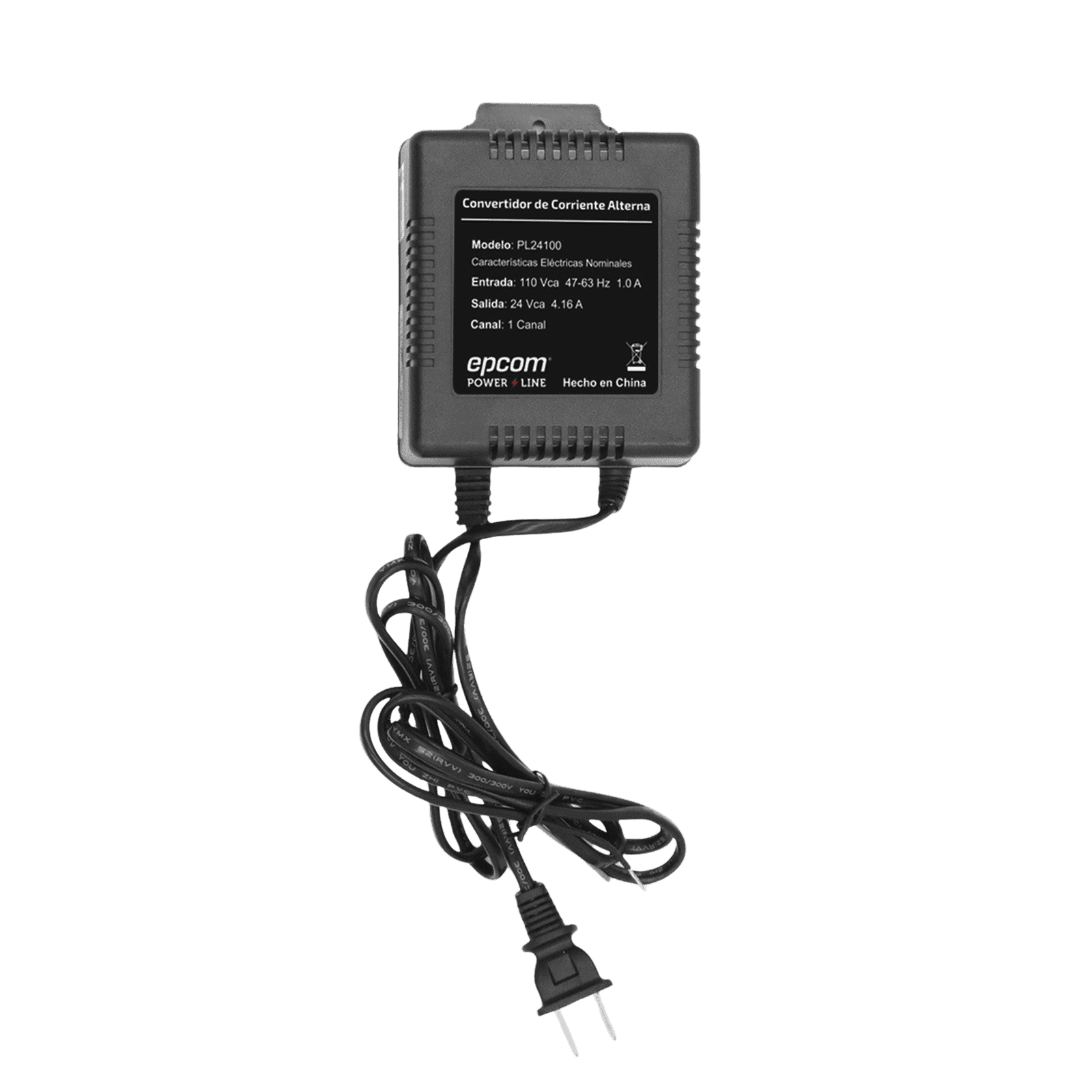Transformador Industrial para DOMOS y Sistemas de Seguridad de 24 Vca a 100 VA PL24100 - EPCOM POWERLINE