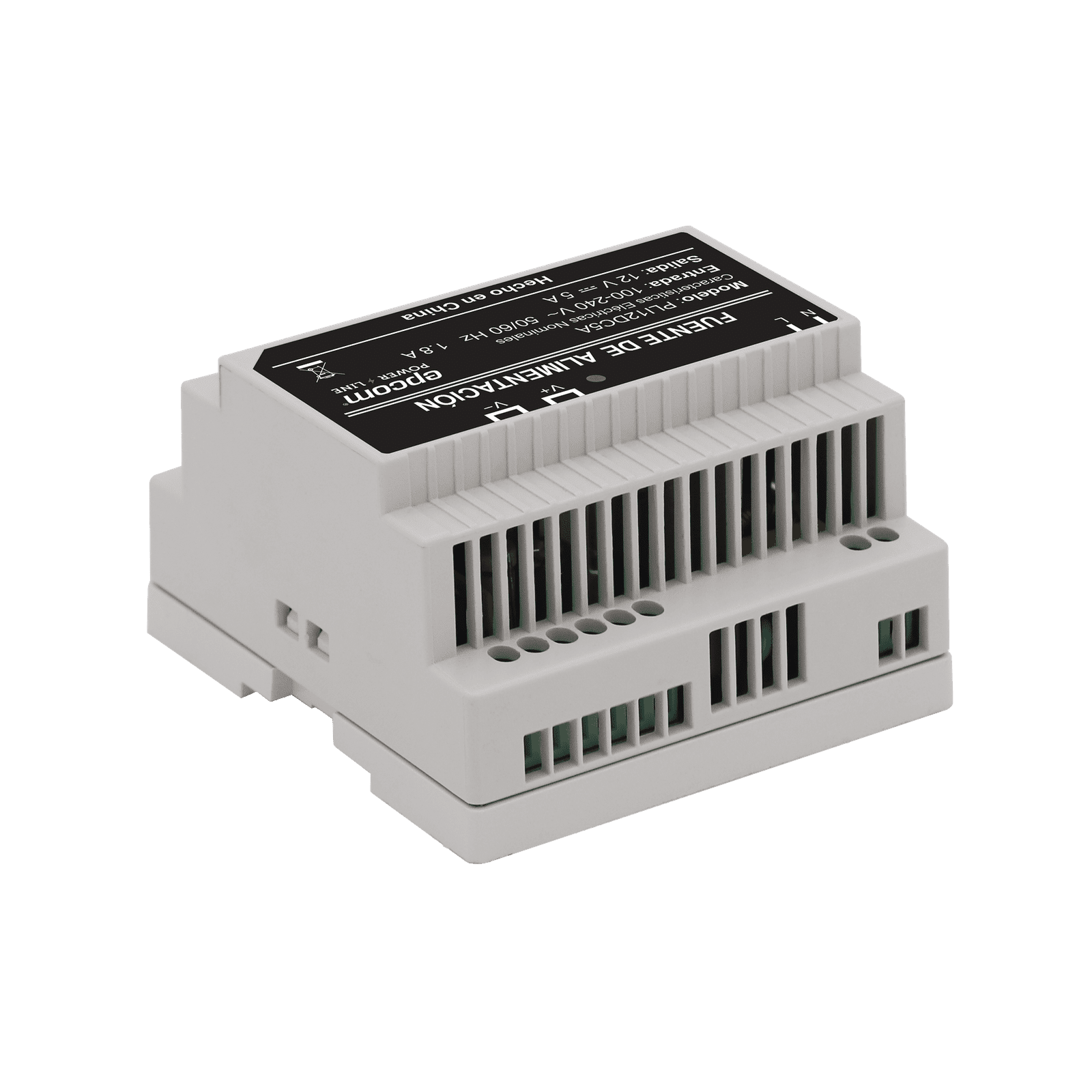 Fuente Industrial Epcom Power Line 12 Vcc 5Amperes PLI-12-DC-5A - EPCOM POWERLINE
