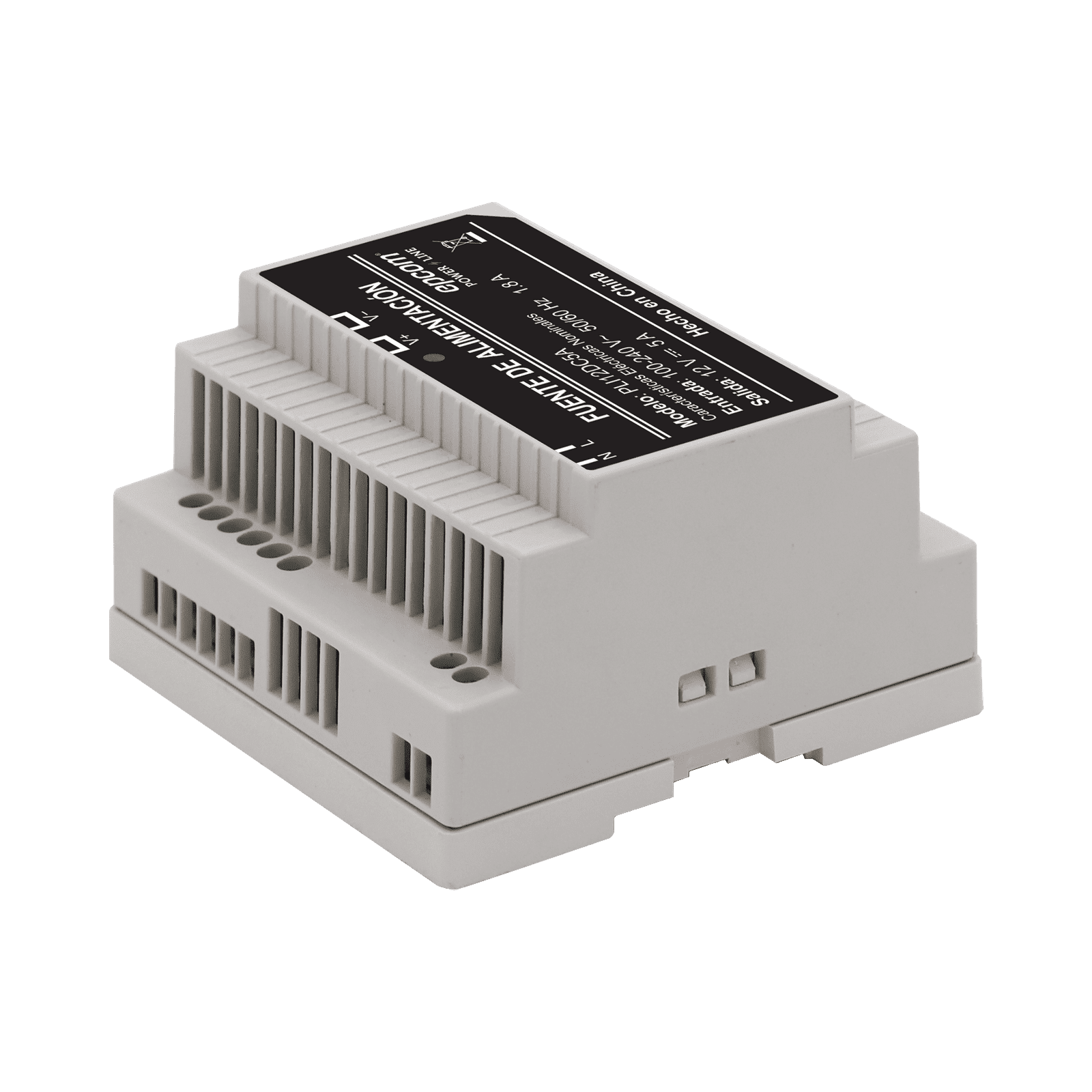 Fuente Industrial Epcom Power Line 12 Vcc 5Amperes PLI-12-DC-5A - EPCOM POWERLINE