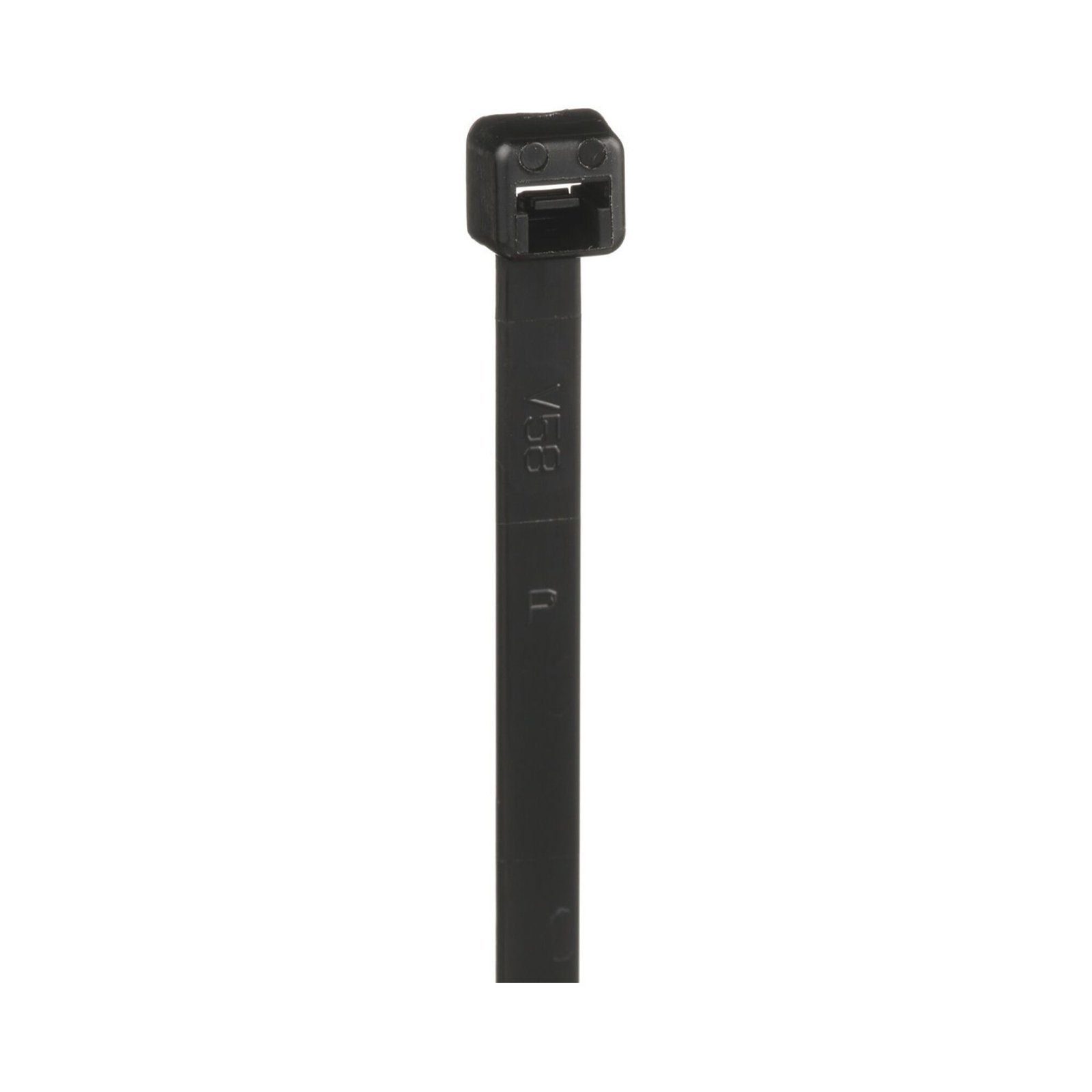 Cincho de Nylon 6.6 de Bloqueo, 188 mm largo x 4.8mm ancho, Color Negro, Exterior Resistente a Rayos UV, Paquete de 1000pz PLT2S-M0 - PANDUIT