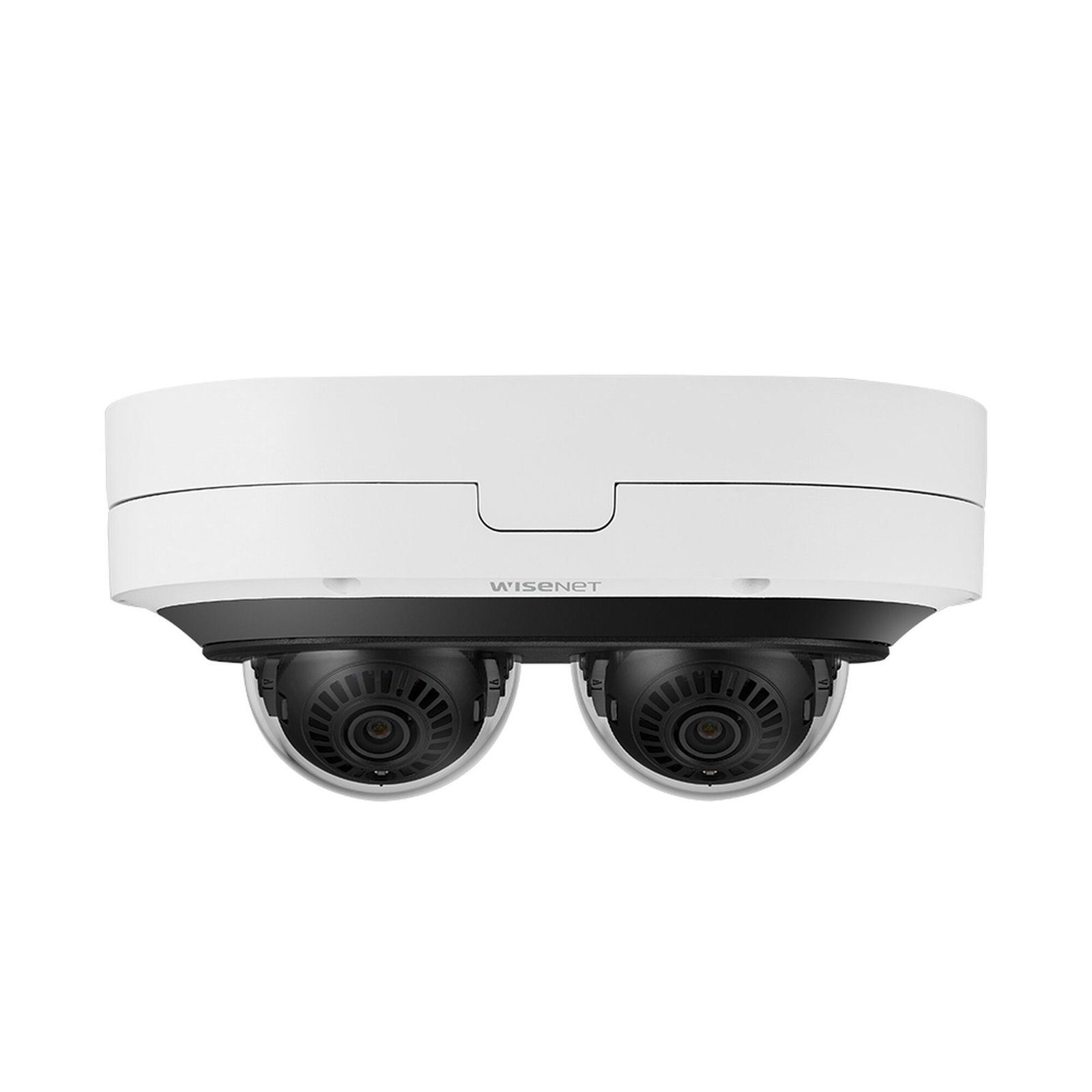 Camara IP Multi-sensor Multi-direccional / 2 Canales de 6MP / H.265 + WiseStream II / WDR 120dB / Exterior IP67 / IK10 / NEMA4X PNM-12082RVD - Hanwha Techwin Wisenet