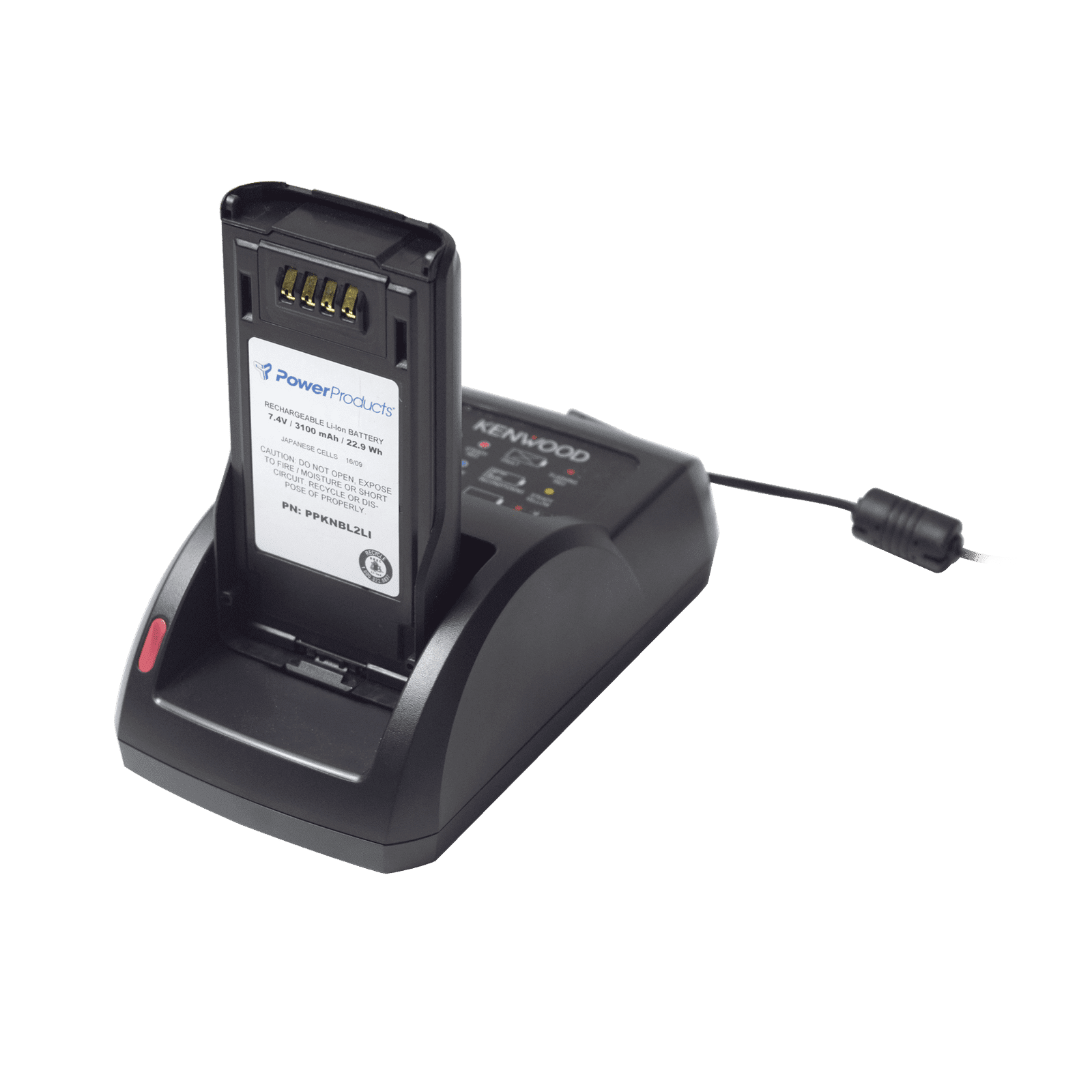 Batería Li-Ion 3400 mahA para radios Kenwood series NX-5200/ 5300/ 5400 (IP67) PP-KNBL2LI - POWER PRODUCTS