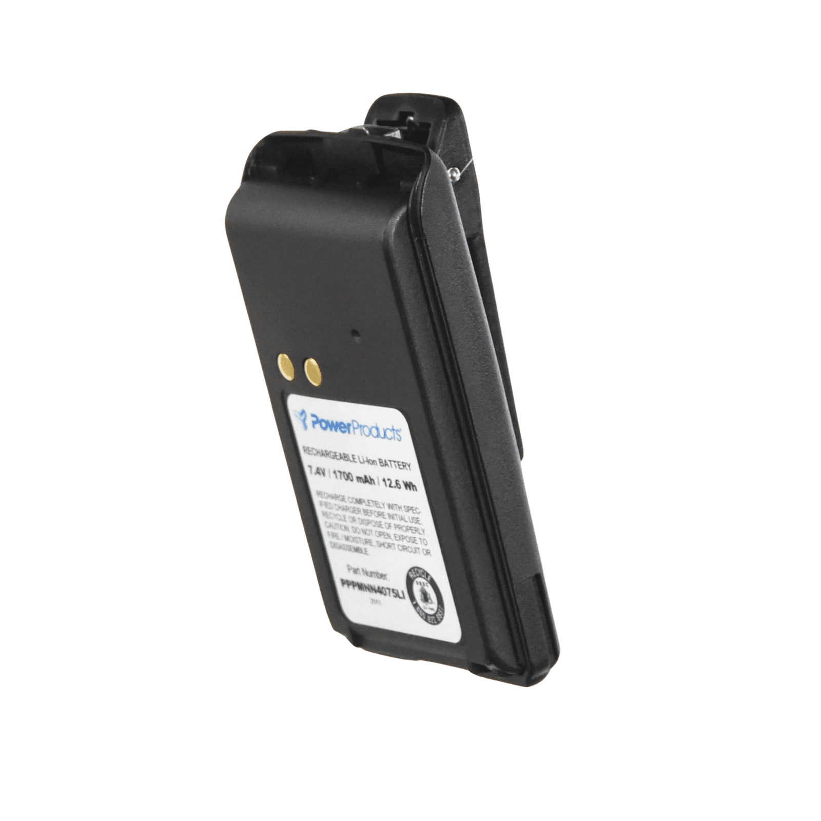 Bateria de Li-Ion 7.4 V, 1700 mAh, para radios Motorola Mag-One/ BR040 PP-PMNN-4075LI - POWER PRODUCTS