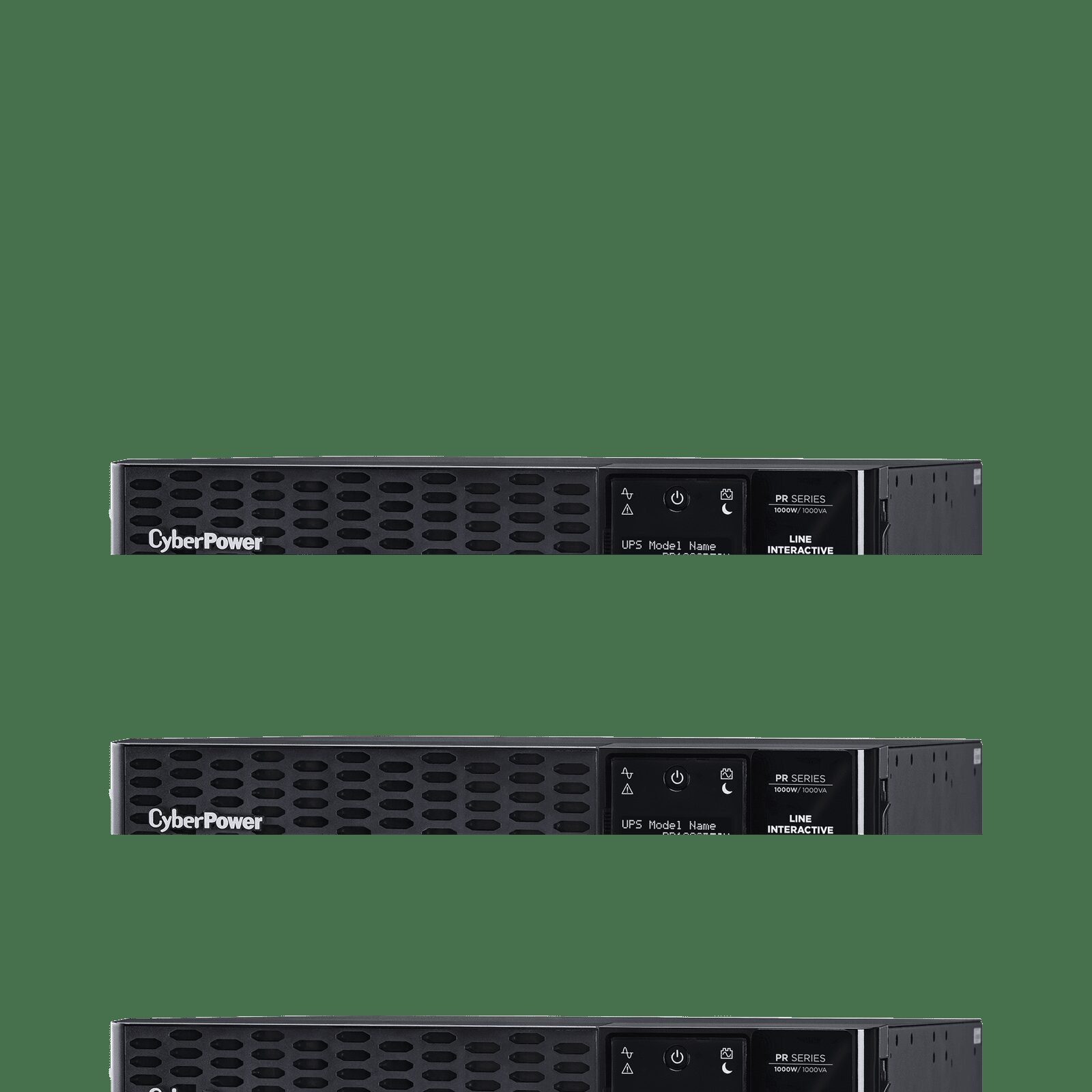 UPS de 1000 VA /1000 W, Topología Línea Interactiva, Entrada 120 Vca NEMA 5-15P, Onda Senoidal Pura, Torre o Rack 2 UR, Con 8 Tomas NEMA 5-15R PR1000RT2U - CyberPower