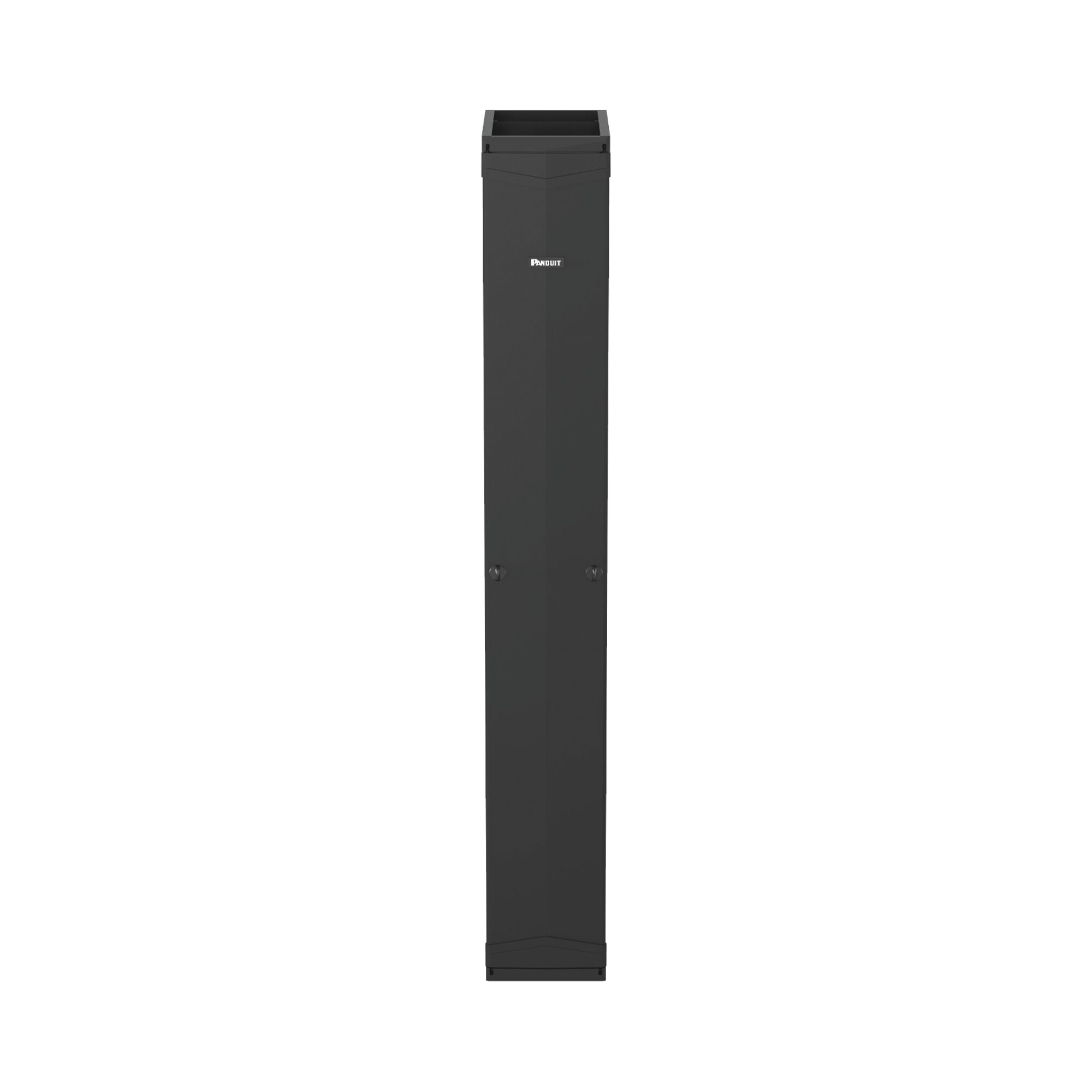 Organizador Vertical PatchRunner™, Doble (Frontal y Posterior), Para Rack Abierto de 45 Unidades, 12in de Ancho, Color Negro PR2VD12 - PANDUIT