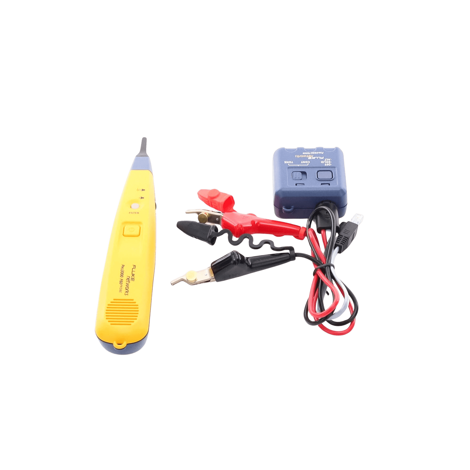 Generador y Sonda (Detector) de Tonos PRO3000™, Con Filtrado de Señales a 60Hz, Para Identificación de Señales Analogicas en Cableado Inactivo PRO3000F60-KIT - FLUKE NETWORKS