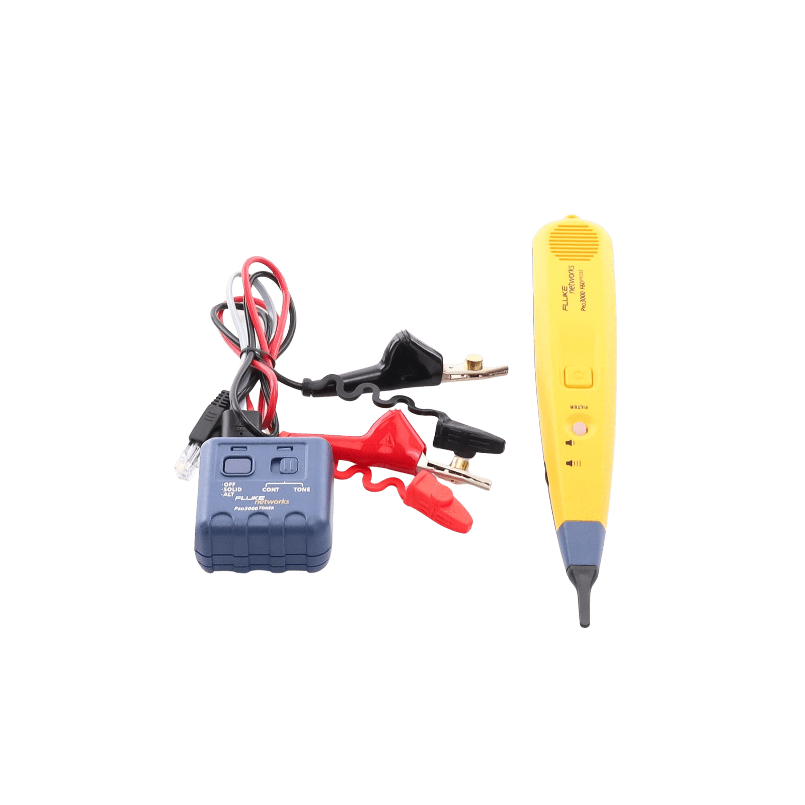 Generador y Sonda (Detector) de Tonos PRO3000™, Con Filtrado de Señales a 60Hz, Para Identificación de Señales Analogicas en Cableado Inactivo PRO3000F60-KIT - FLUKE NETWORKS