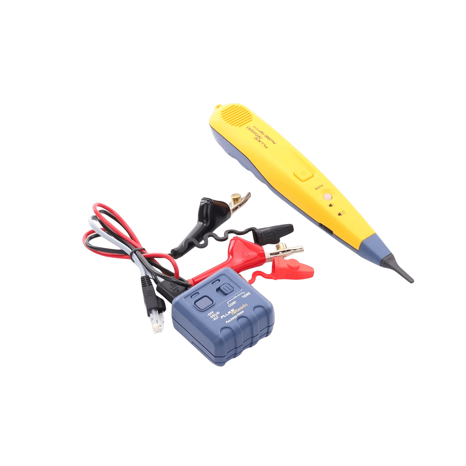 Generador y Sonda (Detector) de Tonos PRO3000™, Con Filtrado de Señales a 60Hz, Para Identificación de Señales Analogicas en Cableado Inactivo PRO3000F60-KIT - FLUKE NETWORKS