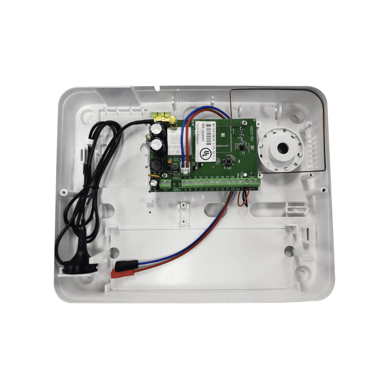 Panel de Alarma Cloud Híbrido 4G LTE / 8 Zonas Cableadas, 32 Inalámbricas / INCLUYE 2 AÑOS 3G/4GLTE ILIMITADOS / Programación 100% vía WEB / ALTA SEGURIDAD PRO4GEN2 - M2M SERVICES