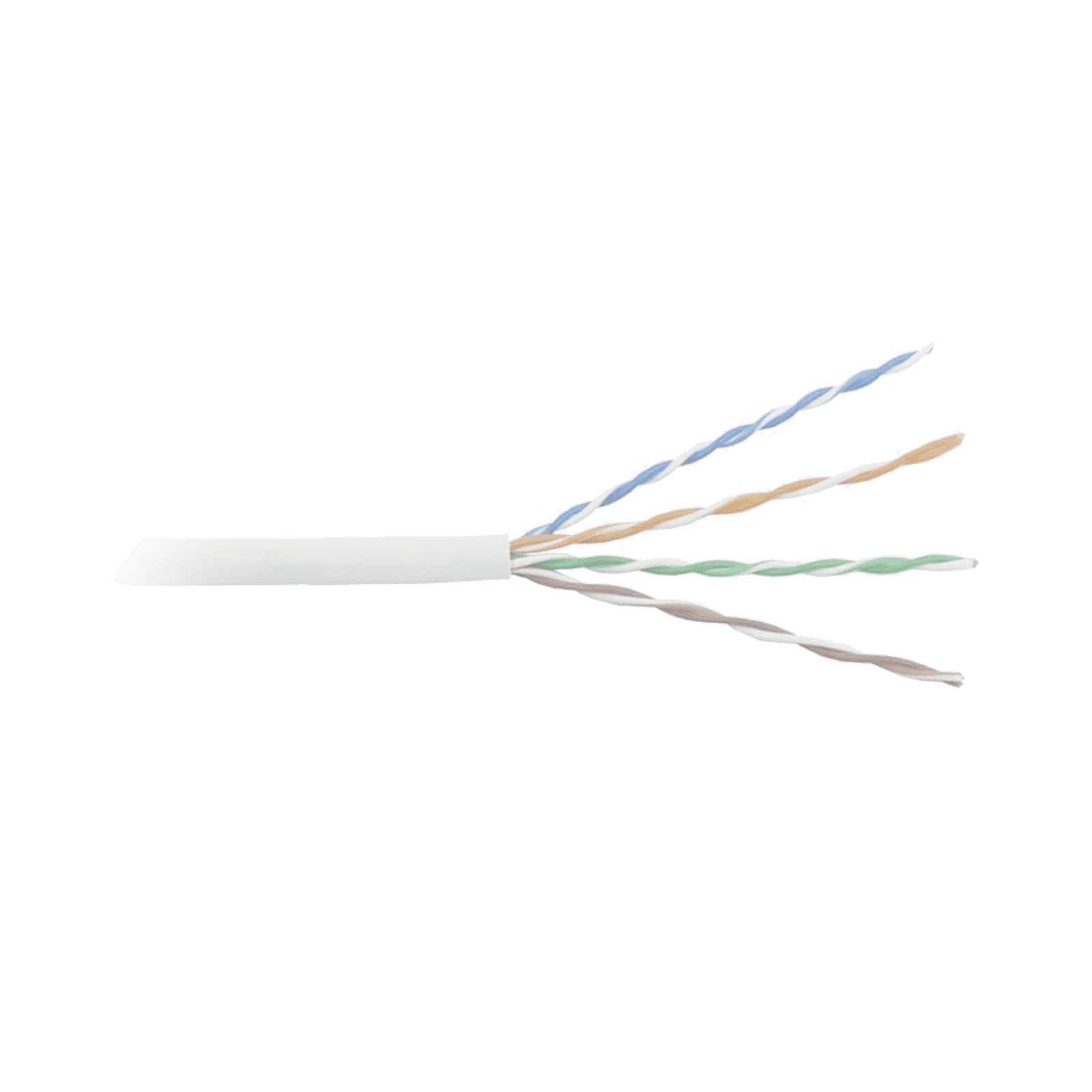 Cable Cat5e de alto rendimiento certificaciones ETL, UL,  de 500 ft ( 152.5 m ) de color Blanco, para aplicaciones en video vigilancia, redes de datos. Uso Interior. PRO-CAT-5E-W/500 - LINKEDPRO BY EPCOM