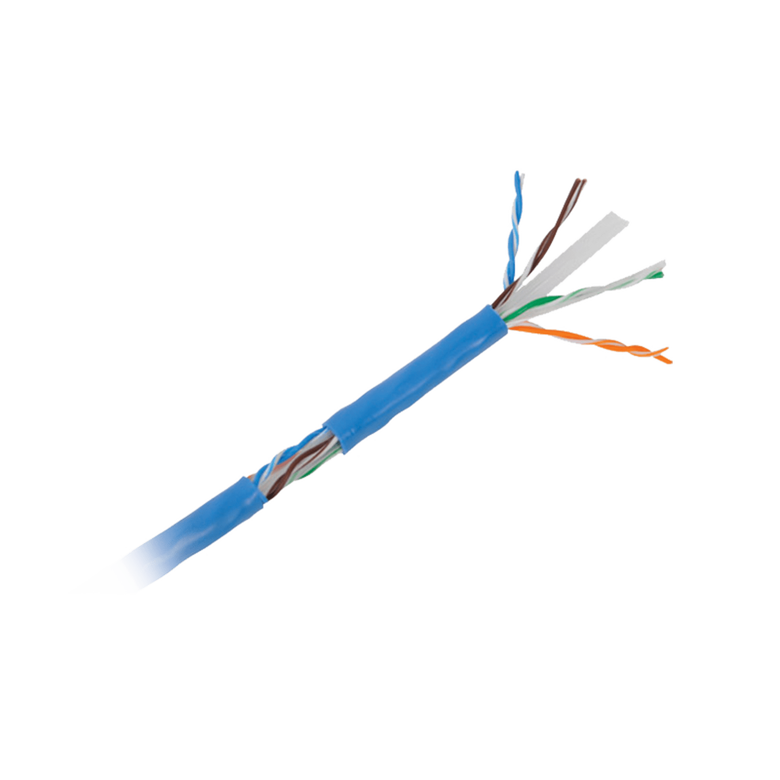 Bobina de cable U/UTP Cat6A de 305 mts, Color Azul, CM, soporta 10G-BaseT para transmisión de frecuencias de hasta 500MHz, UL PRO-CAT-6A - LINKEDPRO BY EPCOM