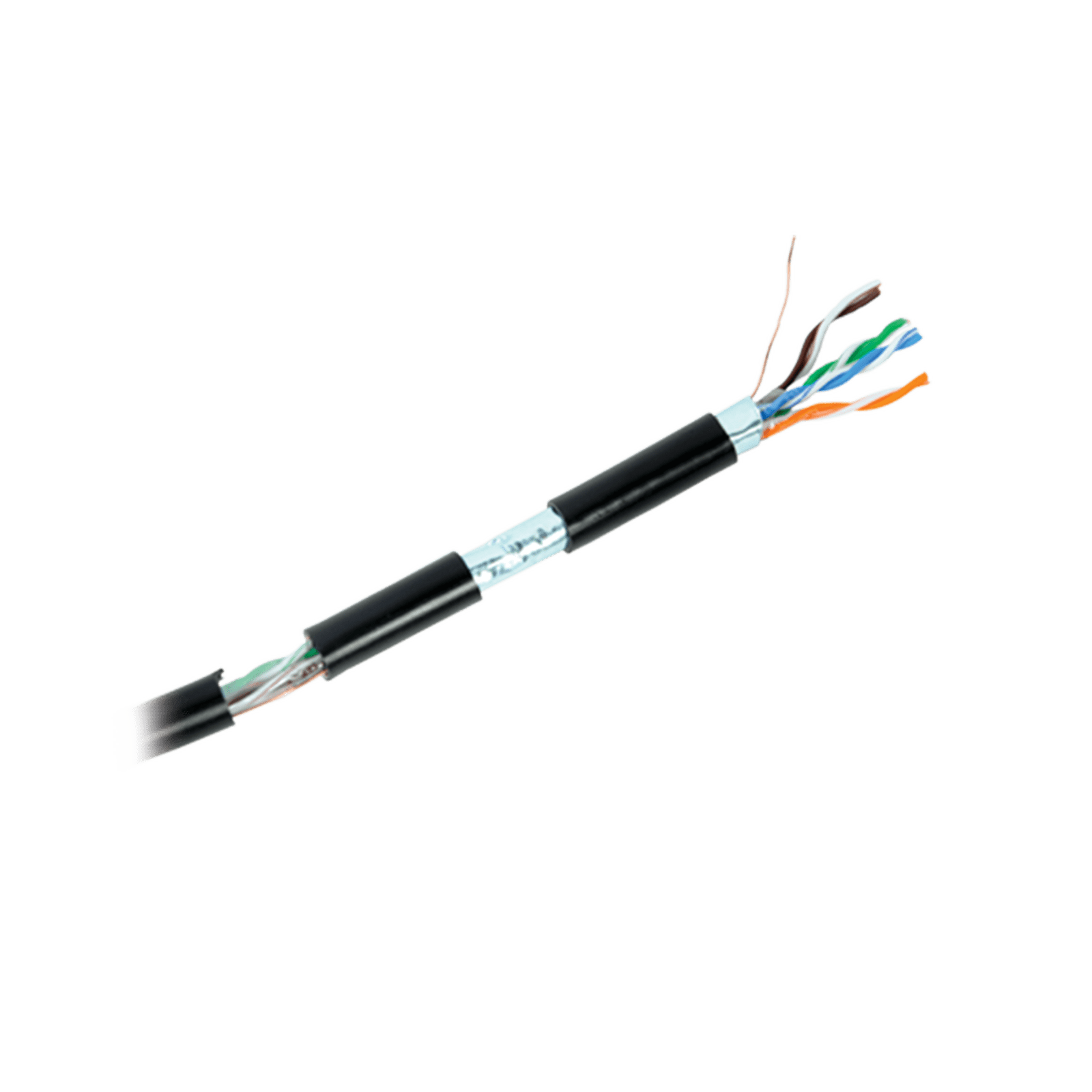 Bobina de 152.5 metros Cat6+ CALIBRE 23 Exterior Blindado tipo FTP Para Climas Extremos, UL para aplicaciones de video vigilancia y redes de datos. Para uso en Intemperie. PRO-CAT-6-EXT/500 - LINKEDPRO BY EPCOM