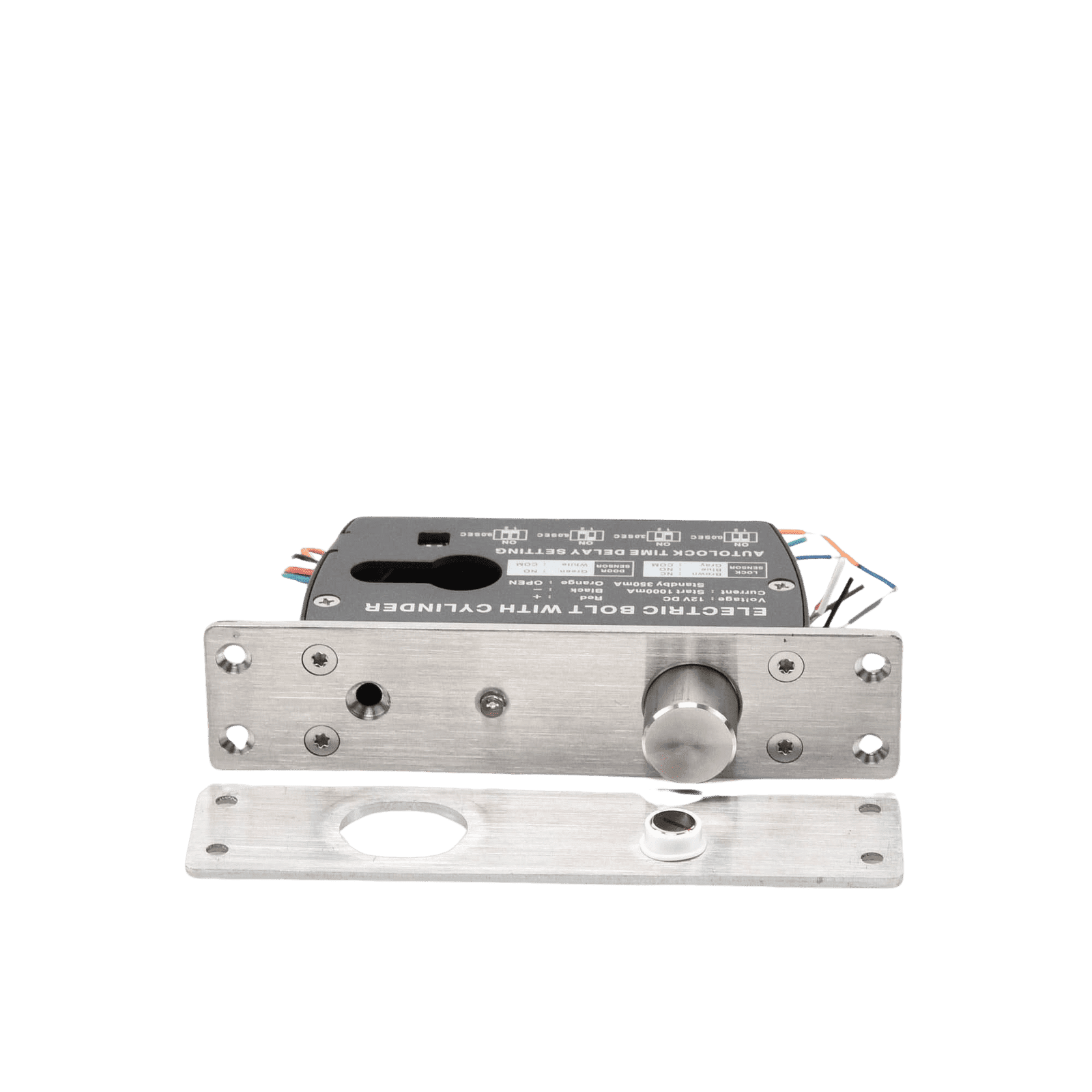 Cerradura de Perno 2000 kg de sujeción/ Cerrada en caso de falla (Fail Safe)/ Con temporizador y Sensor de puerta PROEB620 - AccessPRO
