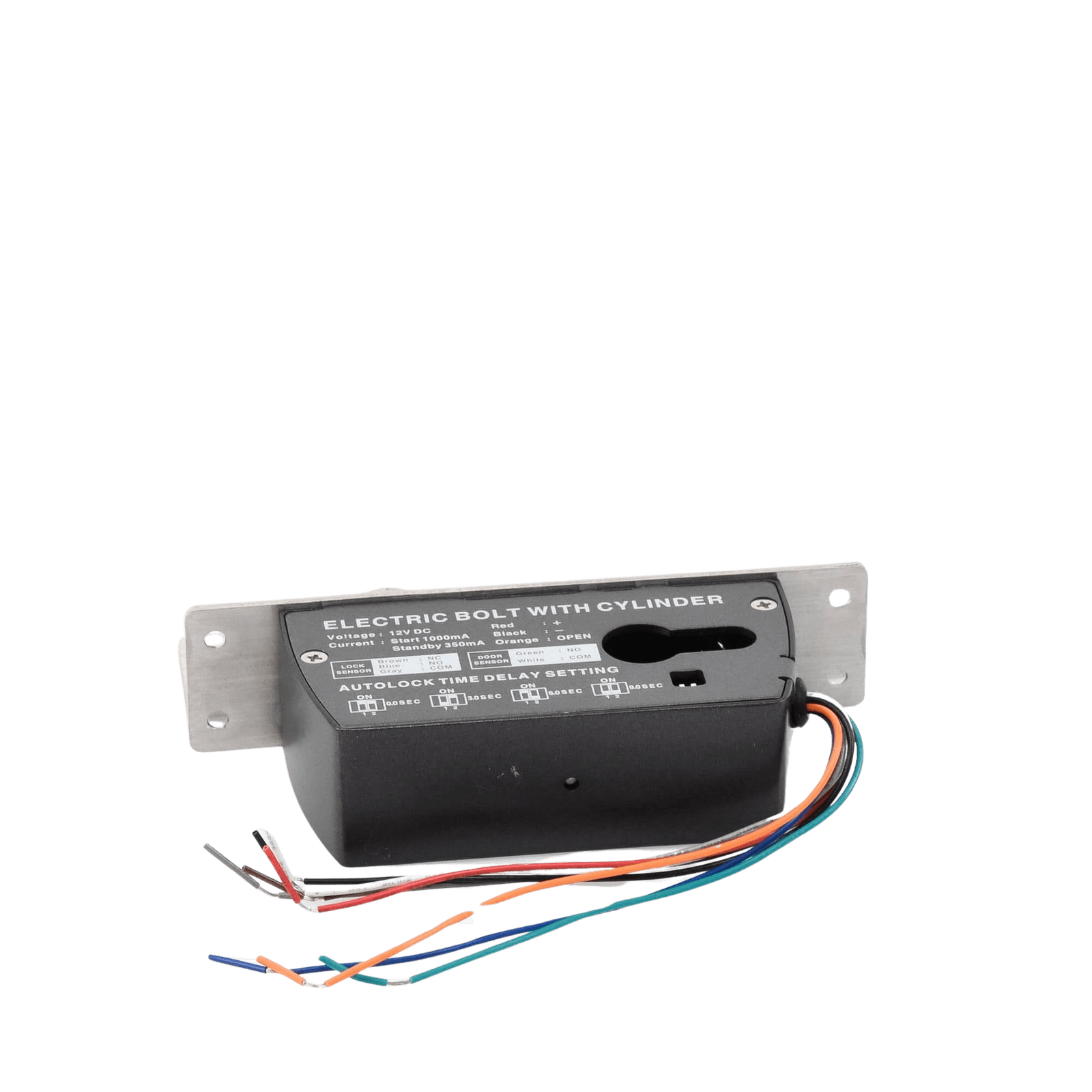 Cerradura de Perno 2000 kg de sujeción/ Cerrada en caso de falla (Fail Safe)/ Con temporizador y Sensor de puerta PROEB620 - AccessPRO