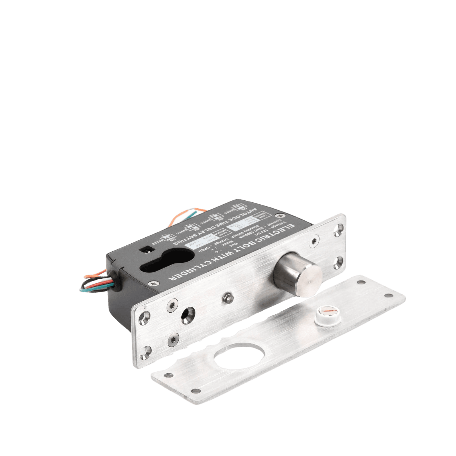 Cerradura de Perno 2000 kg de sujeción/ Cerrada en caso de falla (Fail Safe)/ Con temporizador y Sensor de puerta PROEB620 - AccessPRO