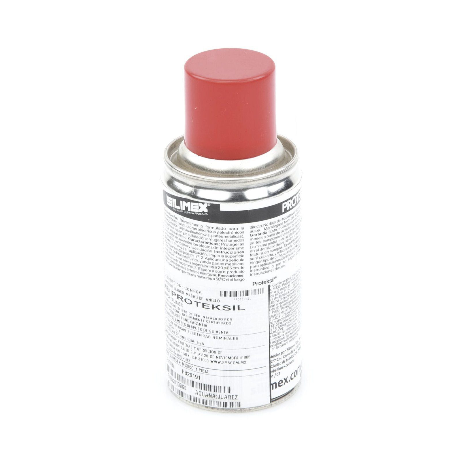 Revestimiento protector anti-corrosión en aerosol, para ambientes altamente húmedos, 170 ml. PROTEKSIL - SILIMEX