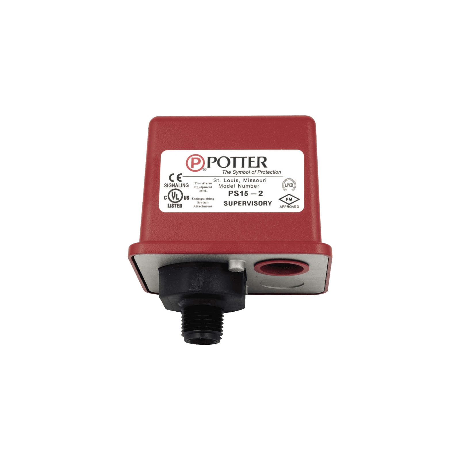 Supervisor de Presión de dos Contactos SPDT â??Ajustble 10 a 60 PSI PS252 - POTTER