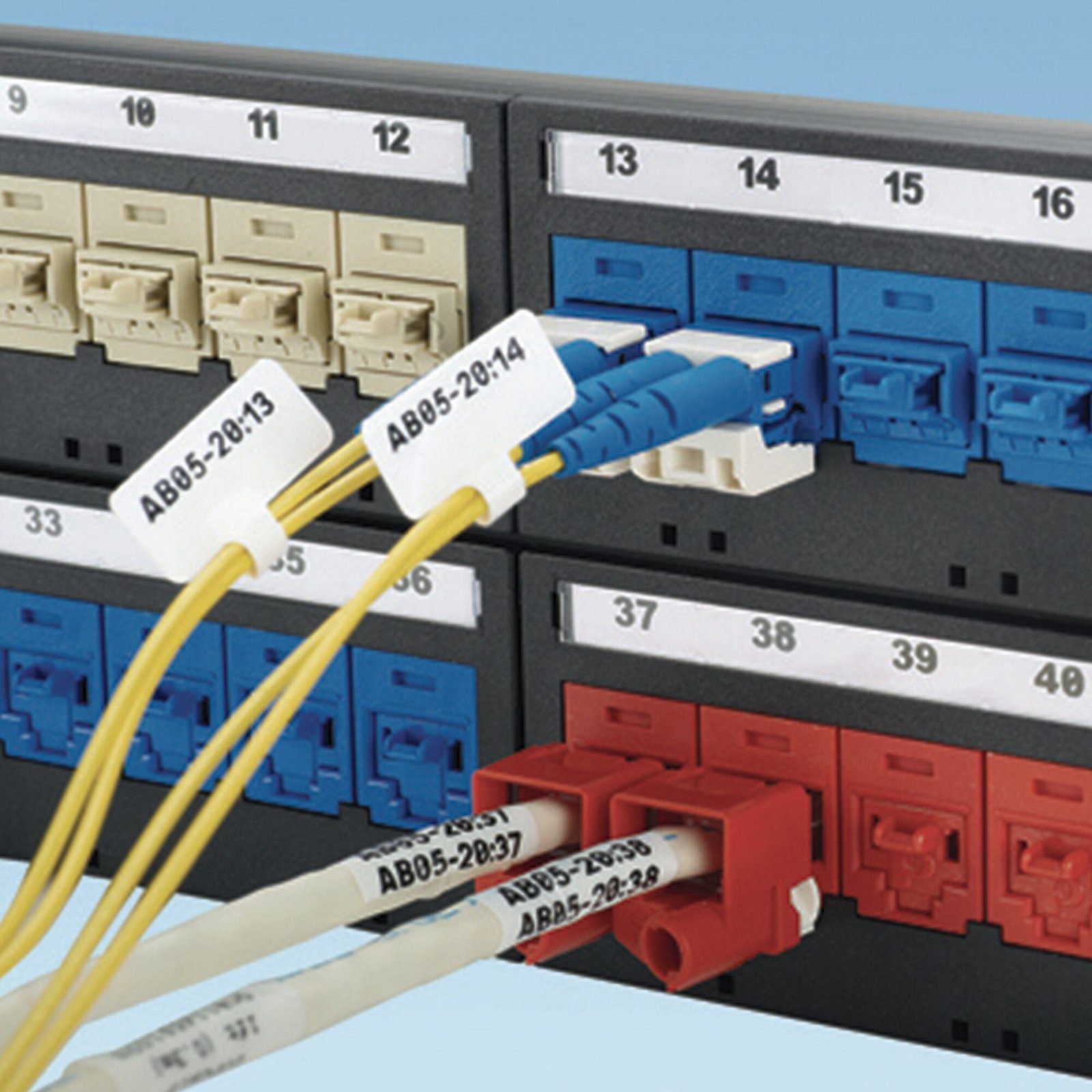 Kit de 10 Dispositivos para Bloquear Puertos Jack RJ45, Color Rojo, Incluye Llave de Extracción PSL-DCJB - PANDUIT