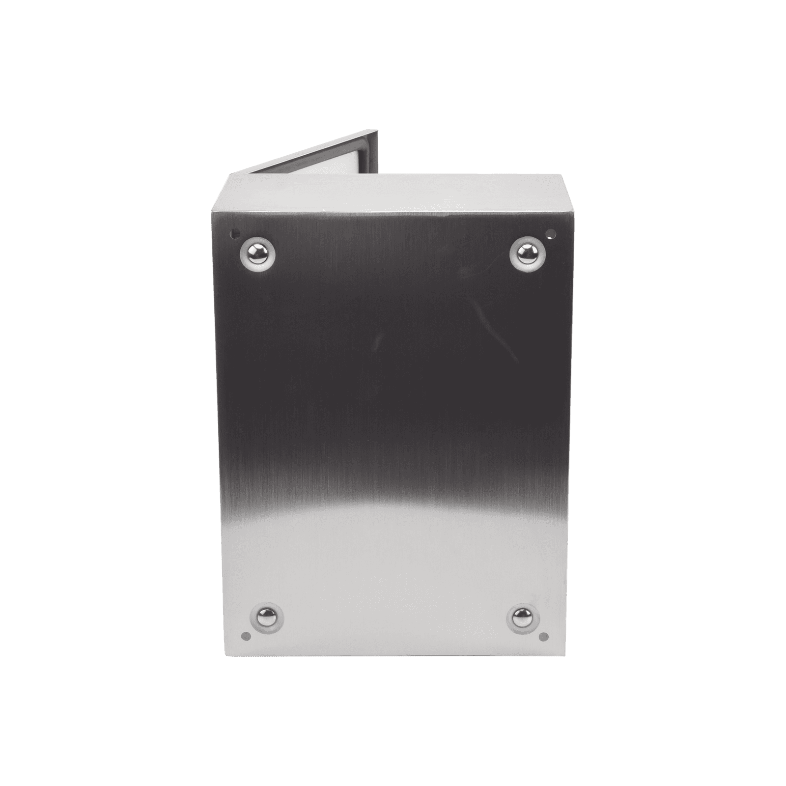 Gabinete de Acero Inoxidable IP66 Uso en Intemperie (300 x 400 x 200 mm) con Placa Interna Galvanizada. PST-304020-INOX-B - PRECISION