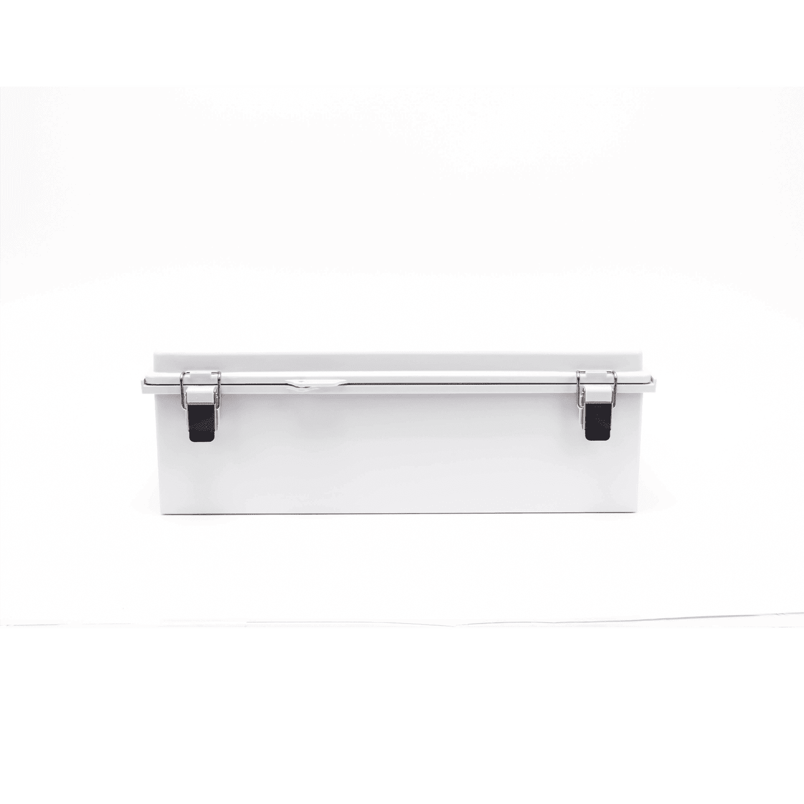 Gabinete de Plástico ABS, Uso en Intemperie IP66 (350 x 460 x 160 mm) Cierre por Broche Inoxidable y Permite Cerrado con Candado y Llave (Perno 5mm) No Incluido PST-3546-16E - PRECISION