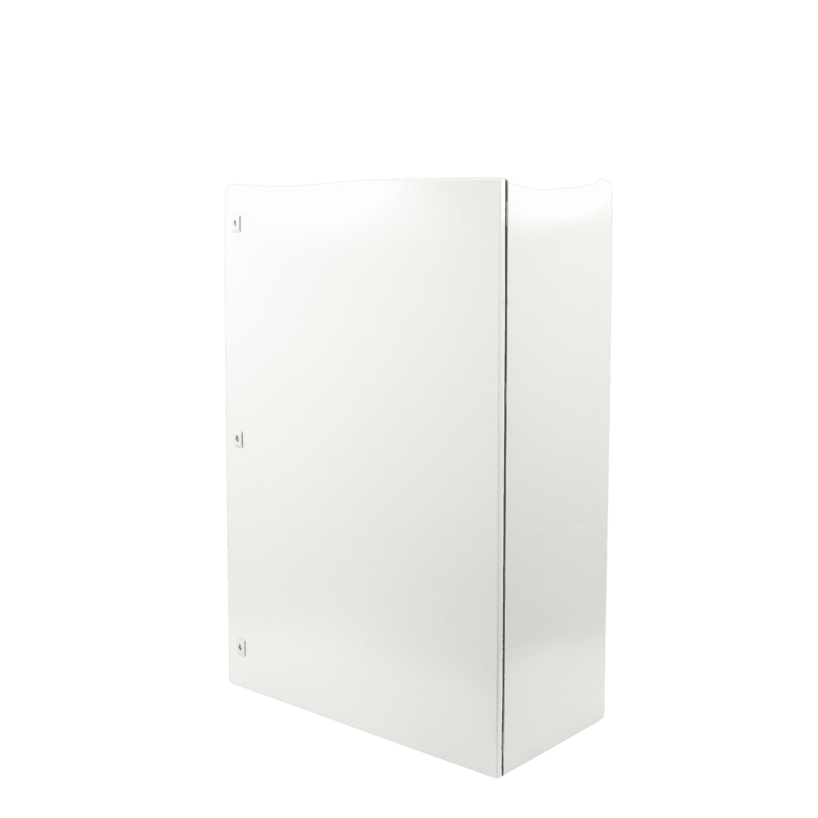 Gabinete de Acero IP66 Uso en Intemperie (800 x 1200 x 400 mm) con Placa Trasera Interior Metálica y Compuerta Inferior Atornillable (Incluye Chapa y Llave). PST-80120-40A - PRECISION