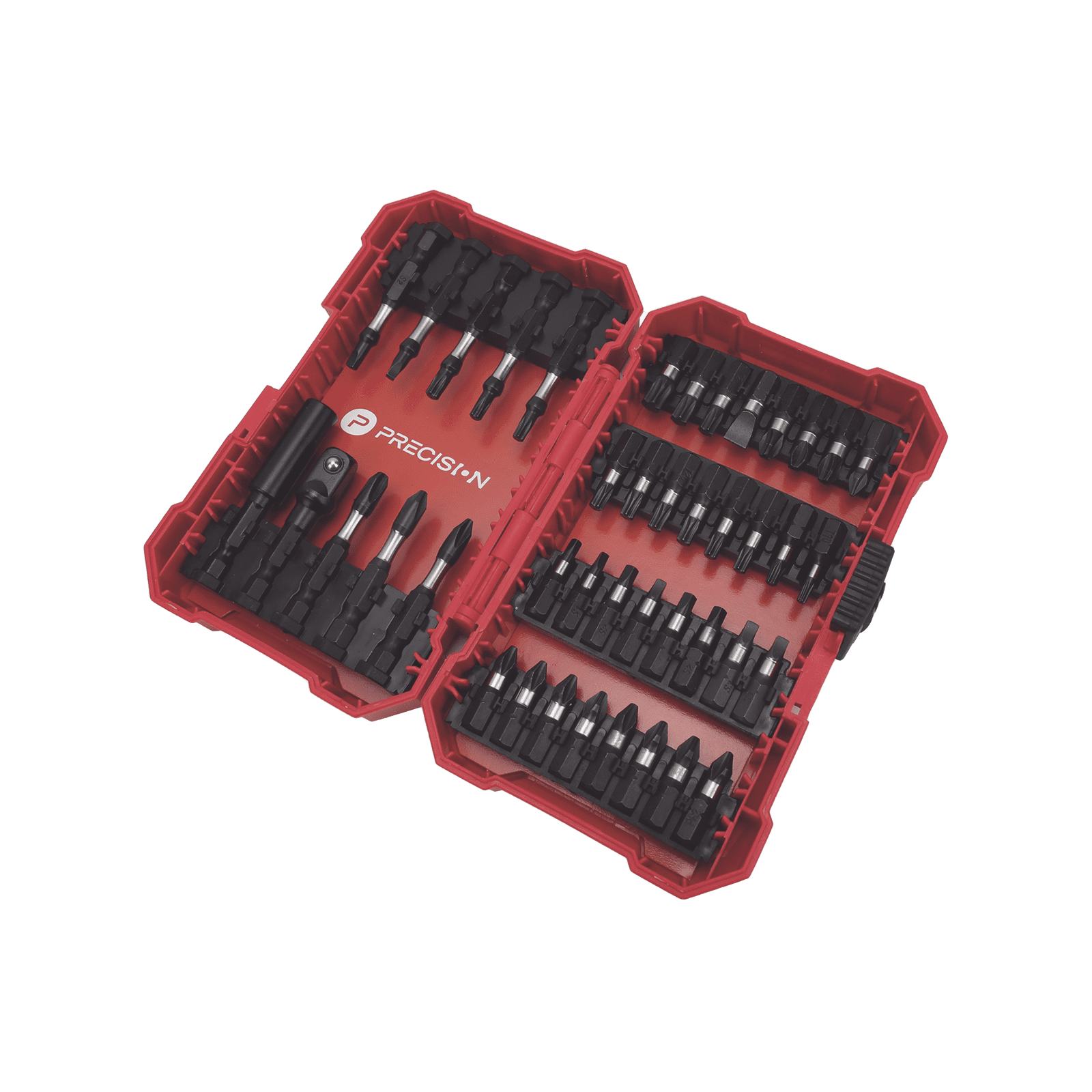 Juego de 42 Puntas para Taladro + Estuche (Entrada Hex. 1/4″) PST-C010-01 - PRECISION