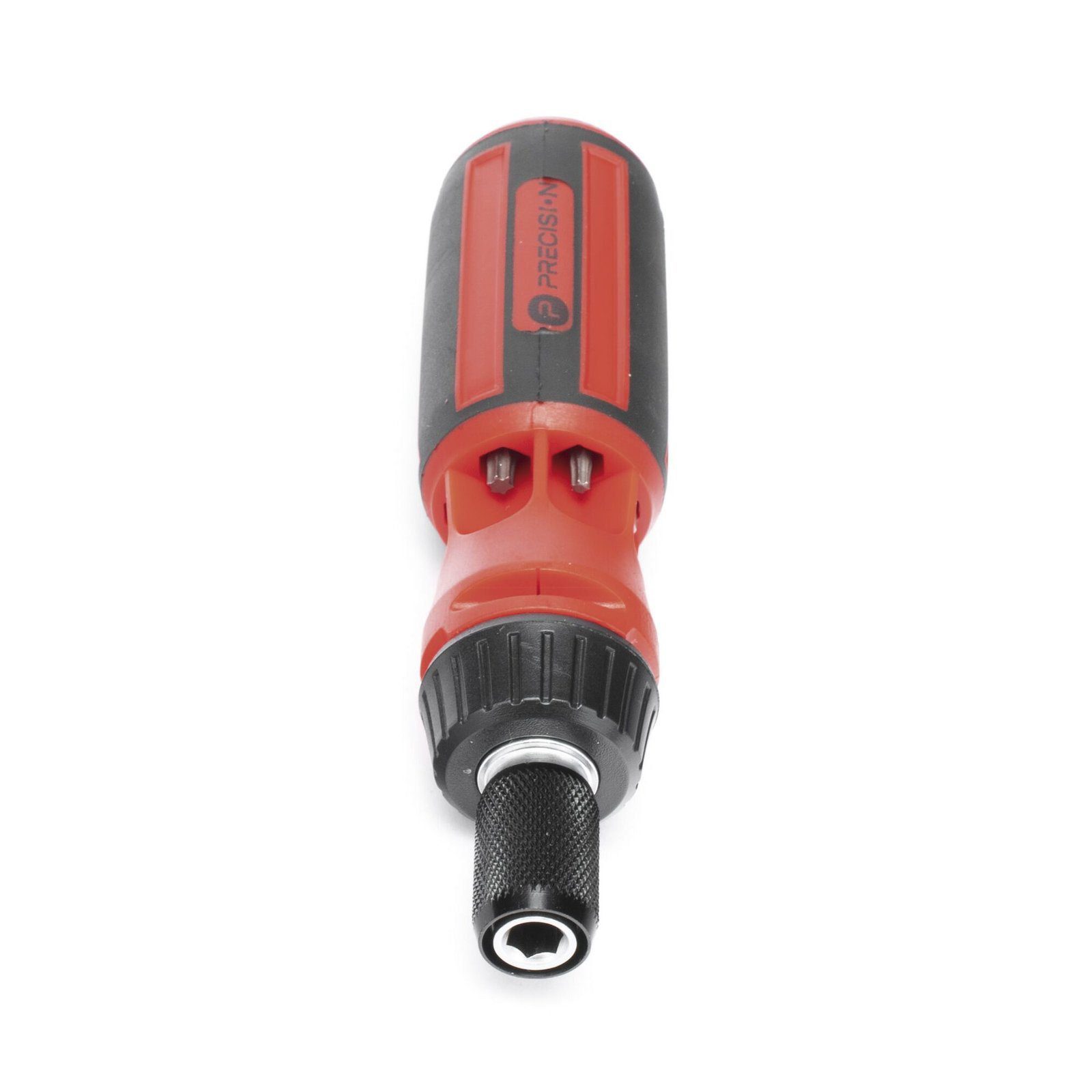 Desarmador 6 en 1 con Mango de Agarre Plástico (Torx de Seguridad #10 y #20, Hexagonal #5, PH0, PH2, Plana #5) PST-H020-06 - PRECISION