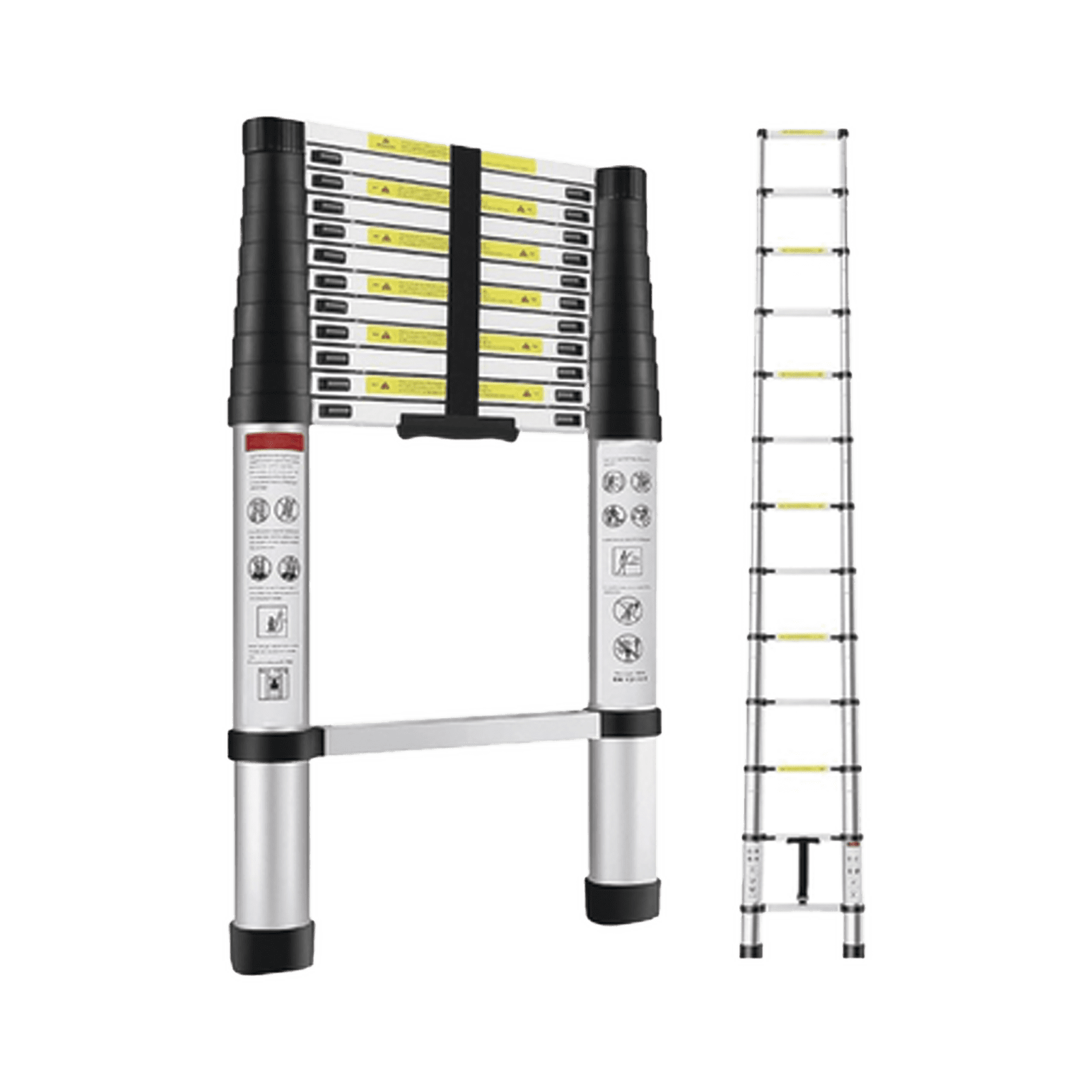 Escalera Telescópica de Aluminio de 3.8 Metros de Altura PST-H10-001 - PRECISION