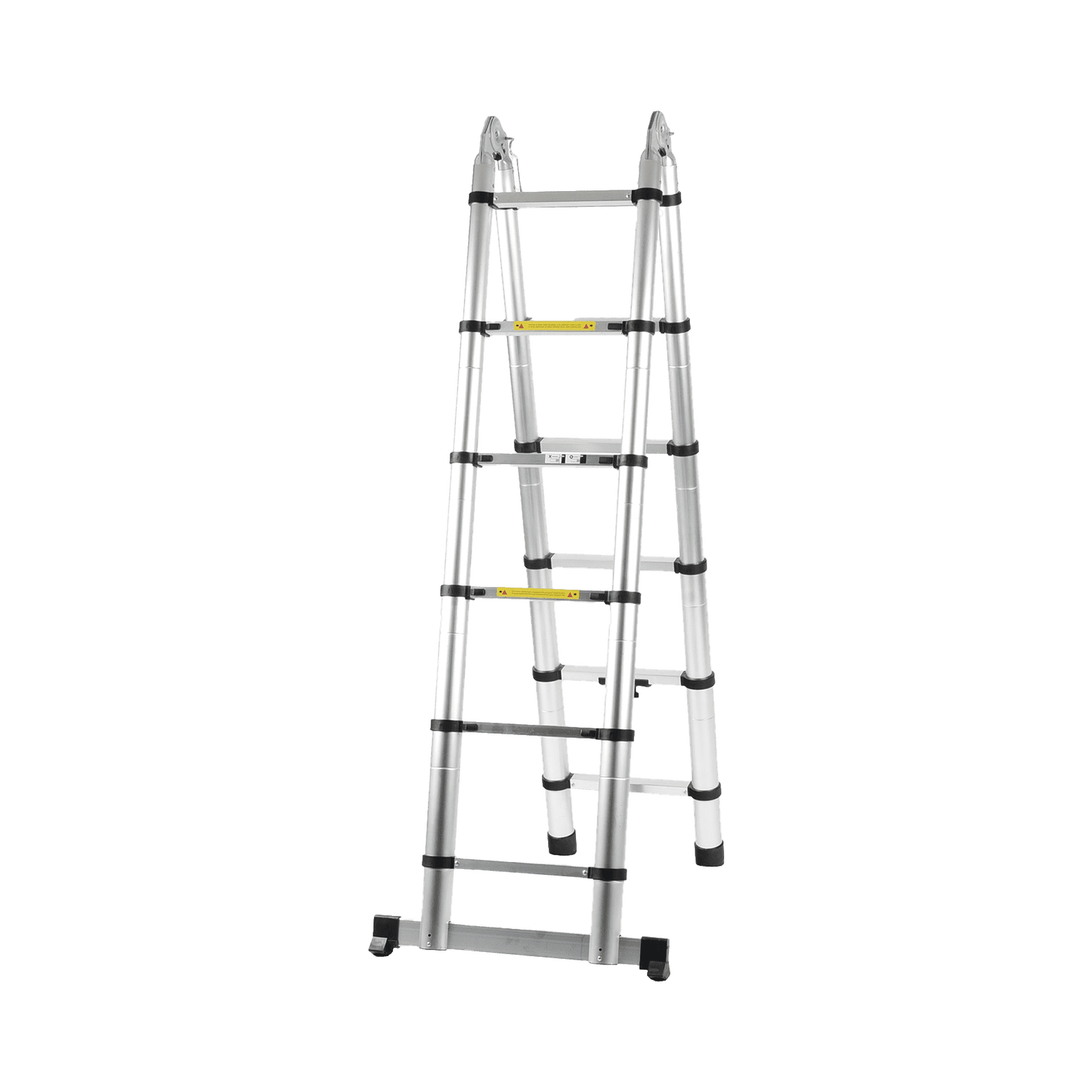 Escalera Telescópica de Aluminio Tipo Tijera de 1.9 + 1.9 Metros de Altura PST-H10-002 - PRECISION
