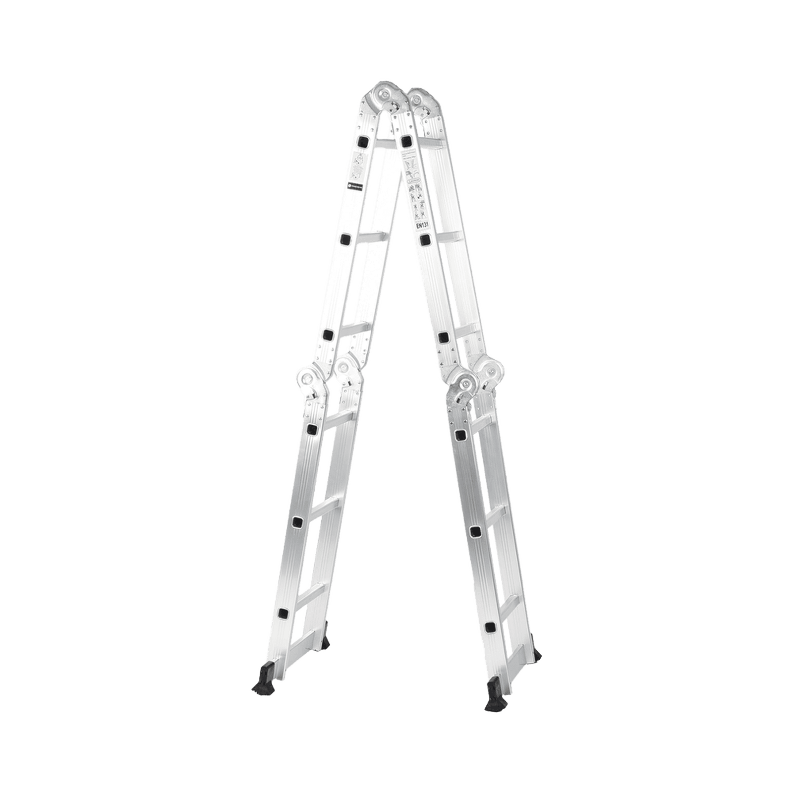Escalera Multiposiciones de Aluminio de 3.52 Metros, Soporta 150 kg PST-H10-003 - PRECISION