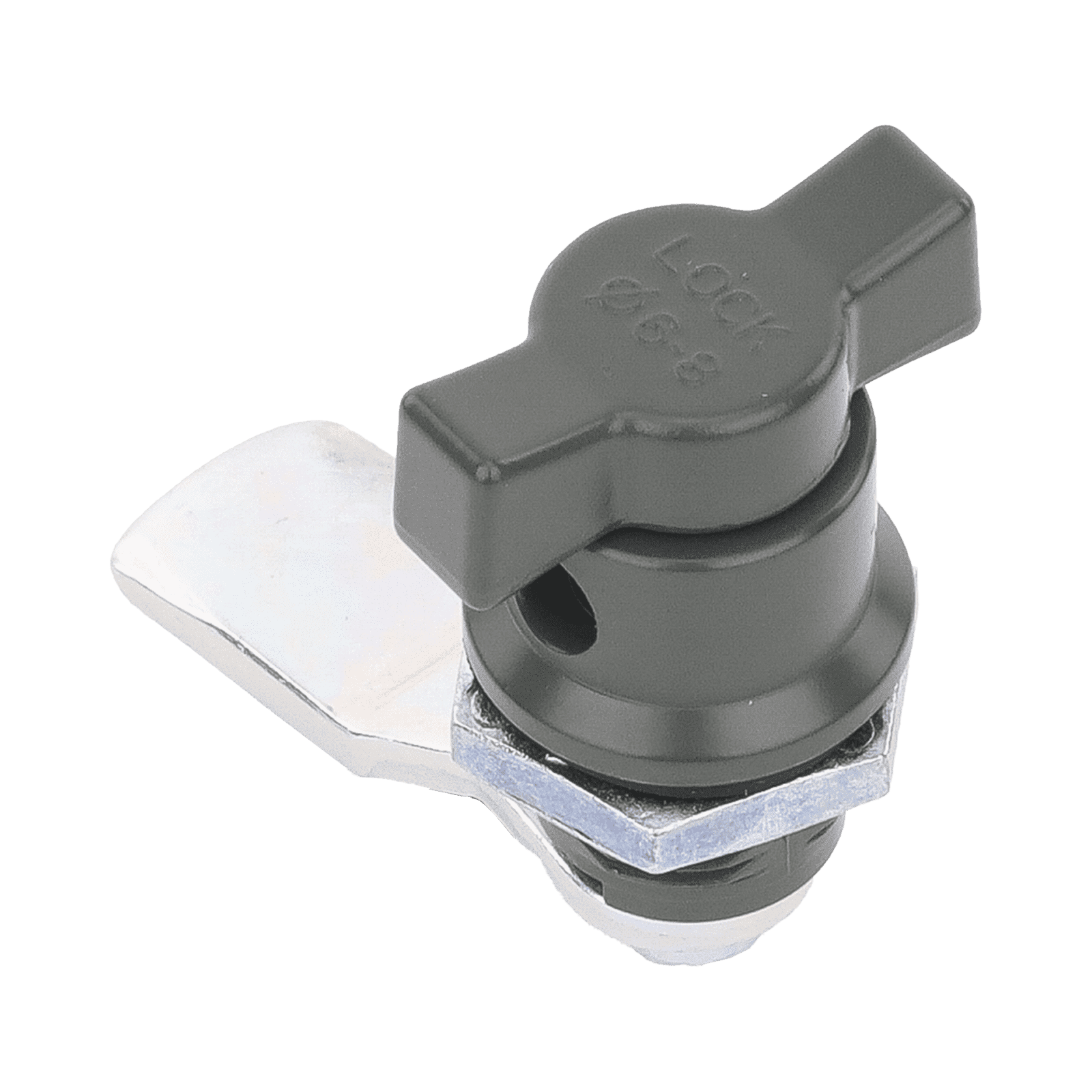 Cerradura de Medio Giro para Gabinetes Línea PST (Acero). Cuenta con Opción para Instalar Candado (no incluido). PST-LS1 196598 - PRECISION