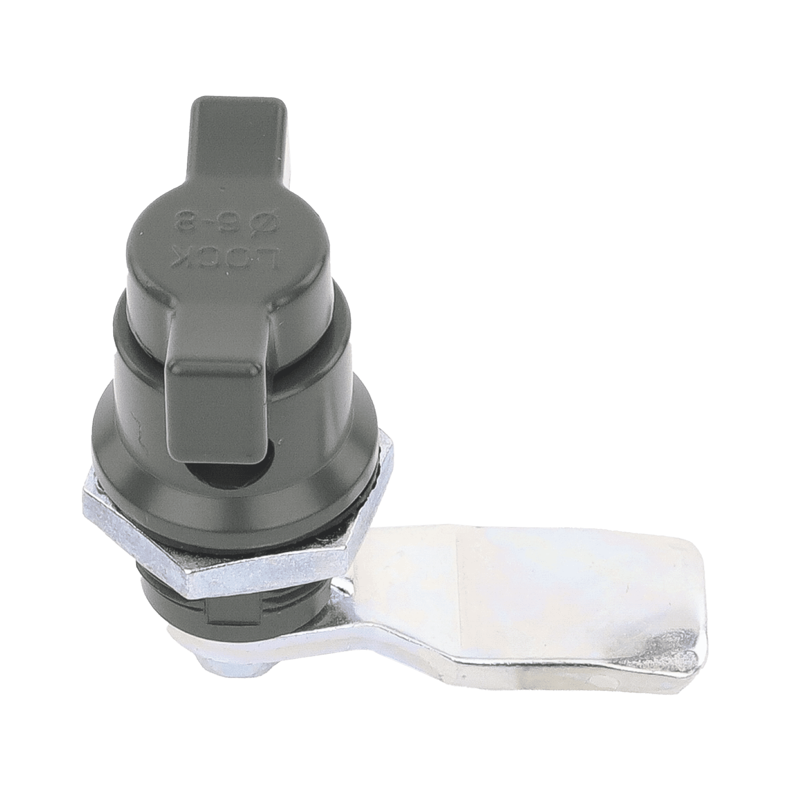 Cerradura de Medio Giro para Gabinetes Línea PST (Acero). Cuenta con Opción para Instalar Candado (no incluido). PST-LS1 196598 - PRECISION