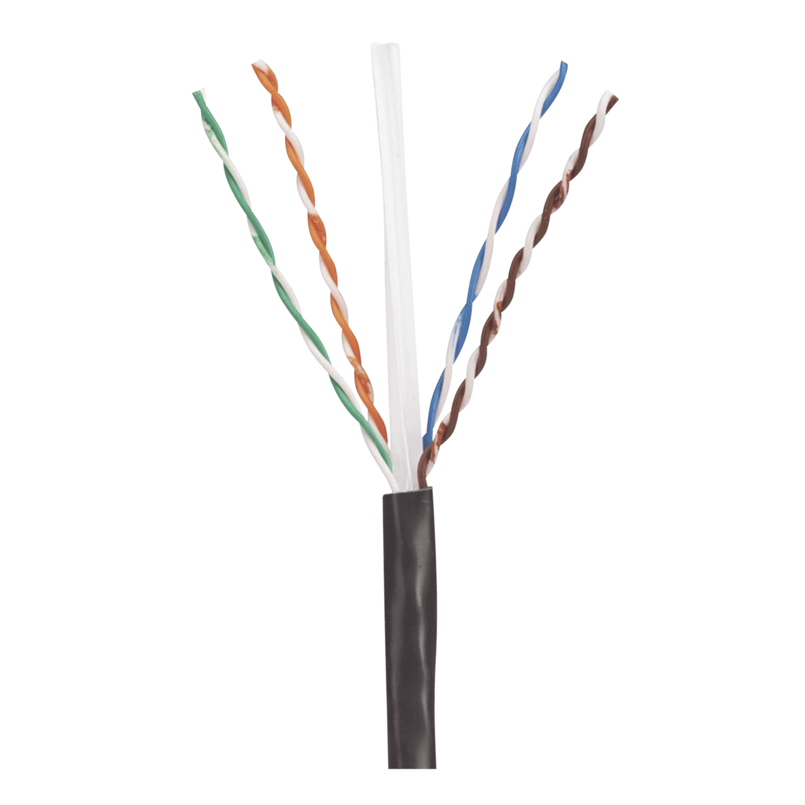 Bobina de Cable UTP de 4 Pares, PanNet, Para Exterior con Gel, Cat6 (23 AWG), Industrial para Climas Extremos, Color Negro, 305 m PUO6C04BL-CEG - PANDUIT