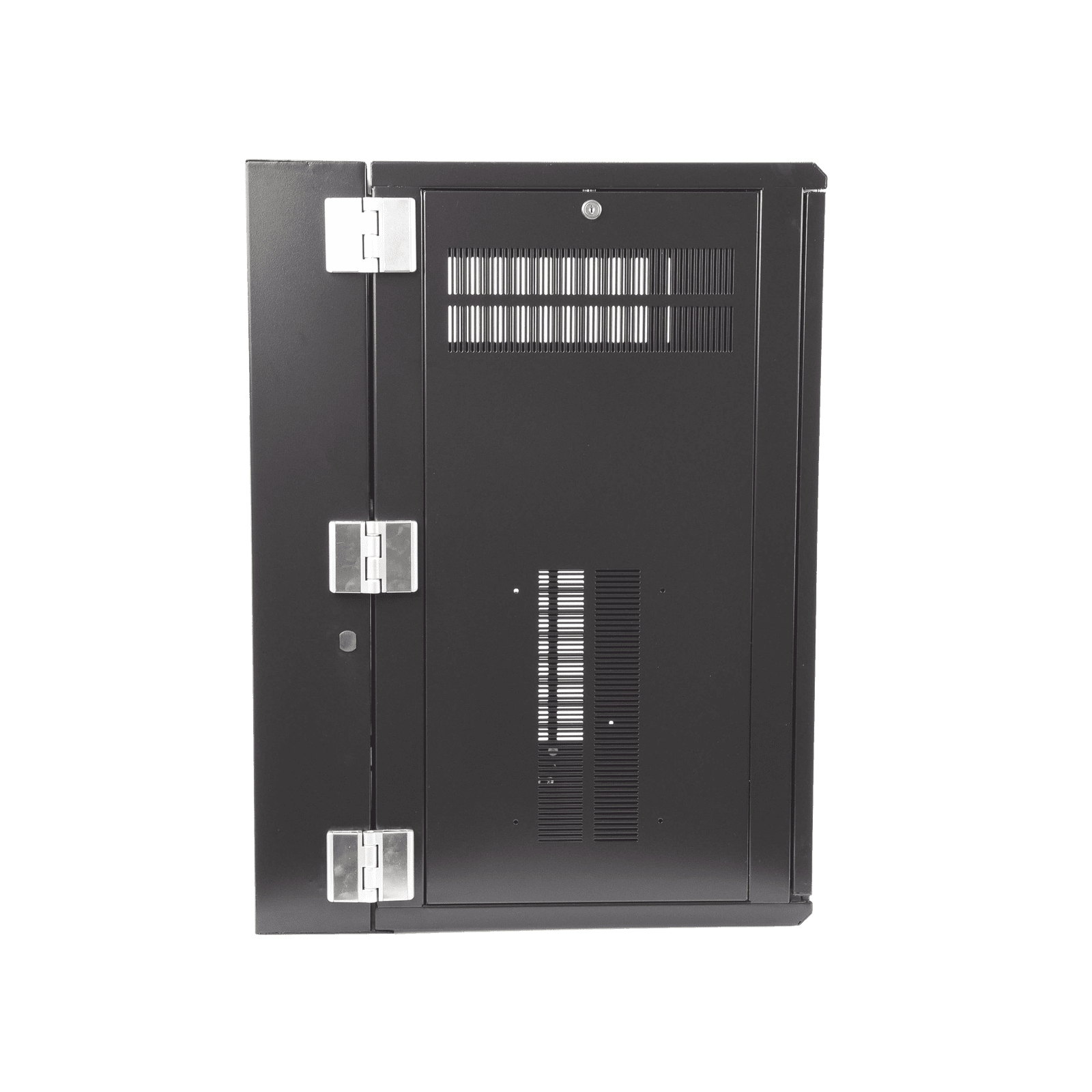 Gabinete PanZone de Montaje en Pared, de 19in, Puerta Ventilada, 18 UR, 635mm de Profundidad, Color Negro PZWMC18P - PANDUIT