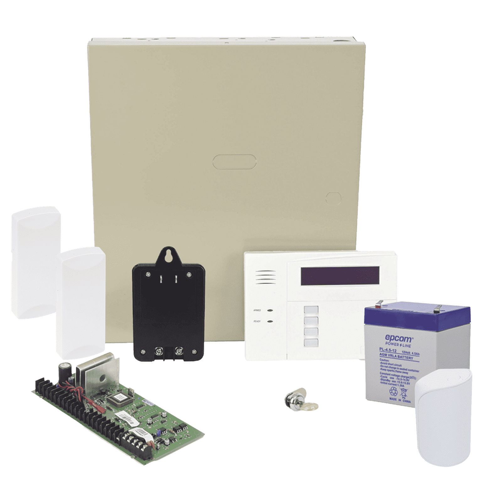 Panel de Alarma VISTA48LA Teclado Alfanumérico con Receptor Inalámbrico, Batería, Transformador, Sensor de Movimiento y 2 Contactos Magnéticos Inalámbricos SFire VISTA48RFSFIRE - HONEYWELL HOME RESIDEO