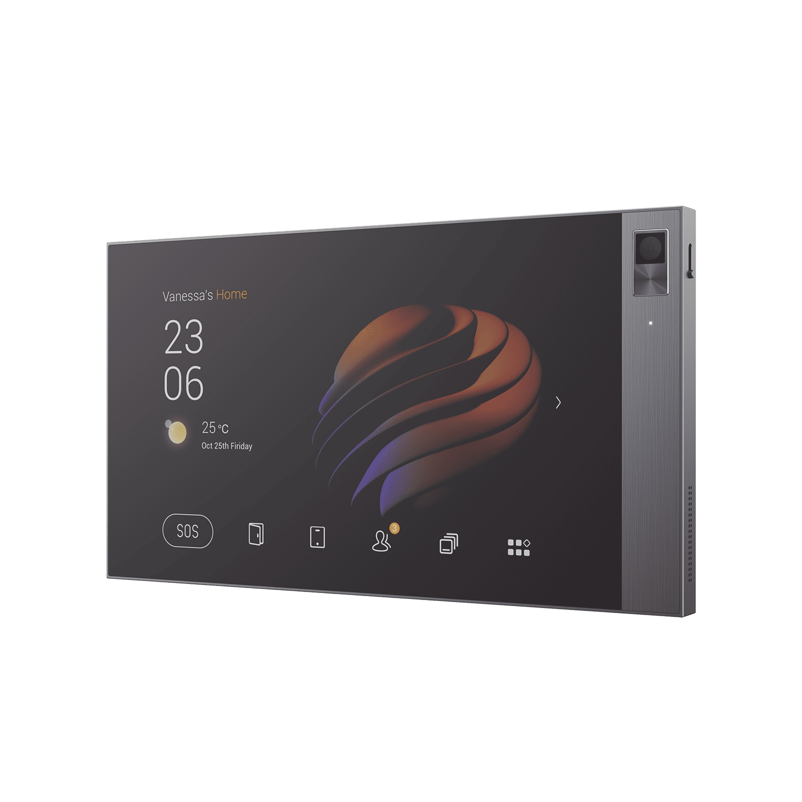 Pantalla táctil Hub controlador integrable con sistemas de automatización compatible con múltiples marcas. Conexión Wifi y Ethernet PG71POEUS - AKUBELA