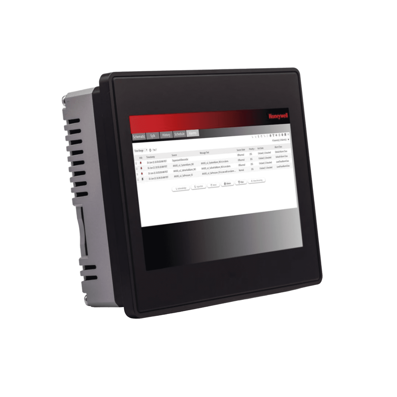 Pantalla tactil capacitiva de 7 pulgadas con Navegador HTML5 Chromium , IP66 , acceso directo al controlador WEB-HMI7/C - HONEYWELL BMS
