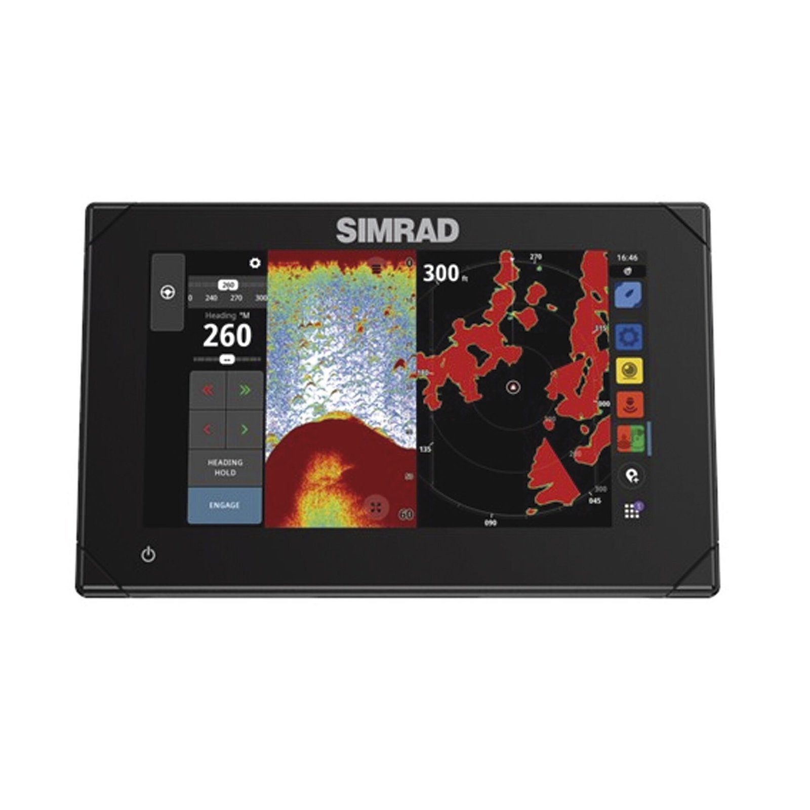 Pantalla táctil multifunción NSX 3007, cuenta con mapa base global, sonda de 1 kW, antena GPS interna,  conexiones remotas  WiFi y Bluetooth. 000-15215-001 - SIMRAD