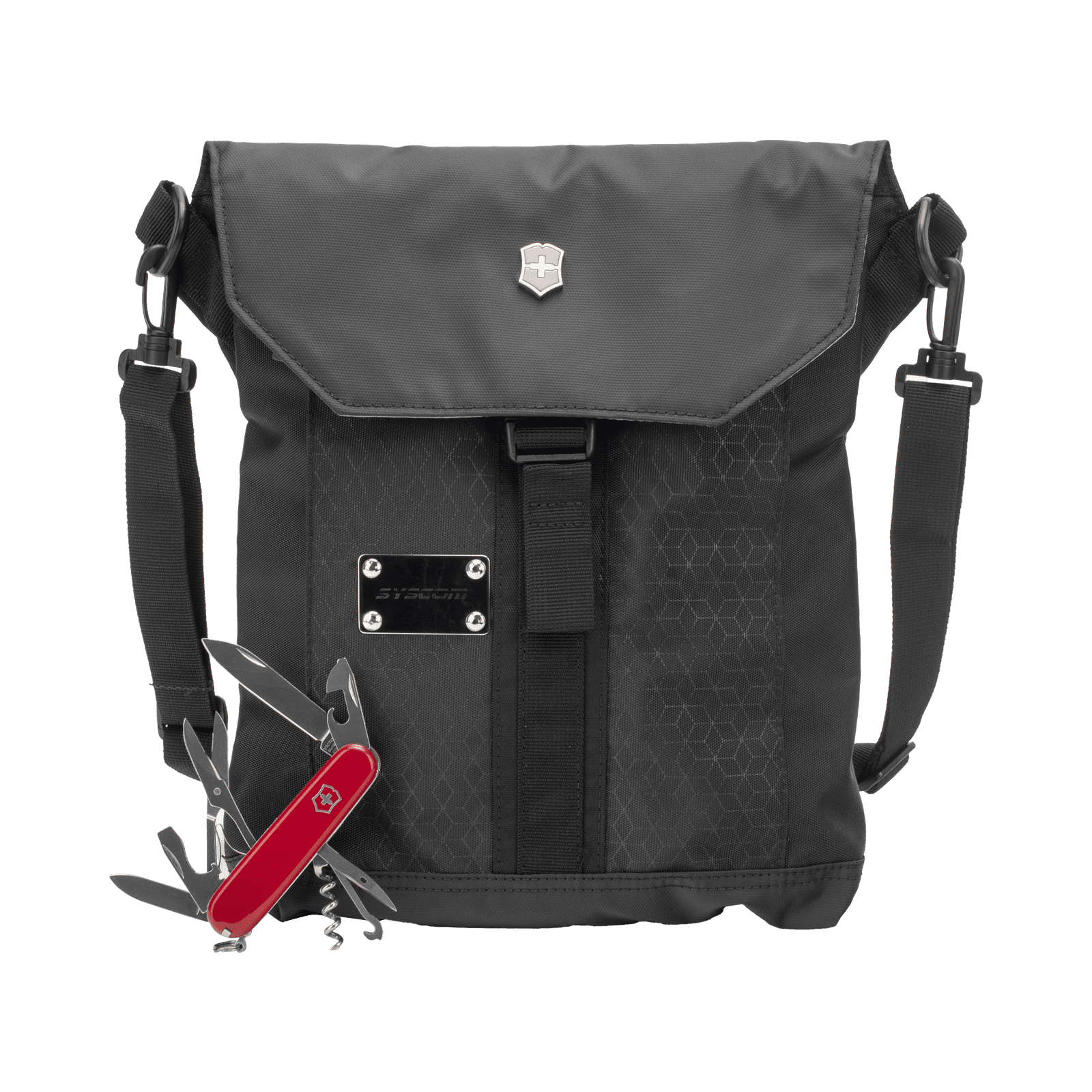 Paquete Victorinox de Mochila ADVENTURE TRAVELER DELUXE y Navaja CLIMBER de 14 Funciones. 13703T7U - VICTORINOX
